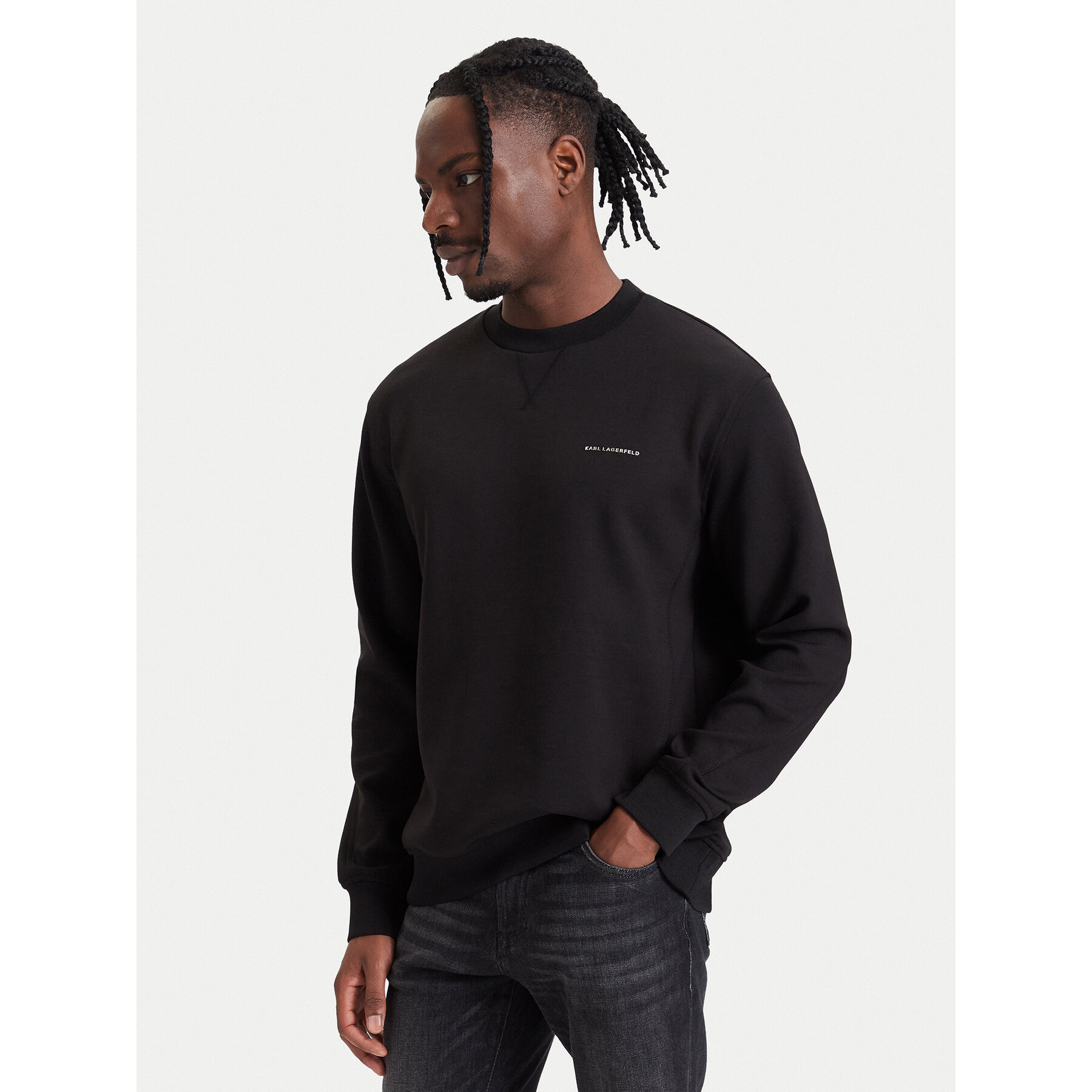 KARL LAGERFELD Sweatshirt 705016 564902 Schwarz Regular Fit