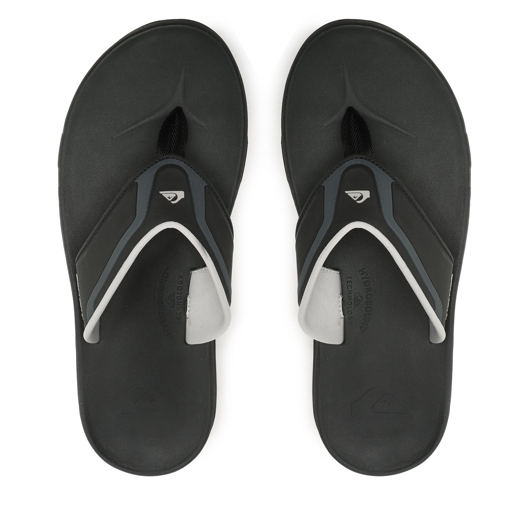 Męskie Japonki Quiksilver, Rozmiar 43 Czarny AQYL101250