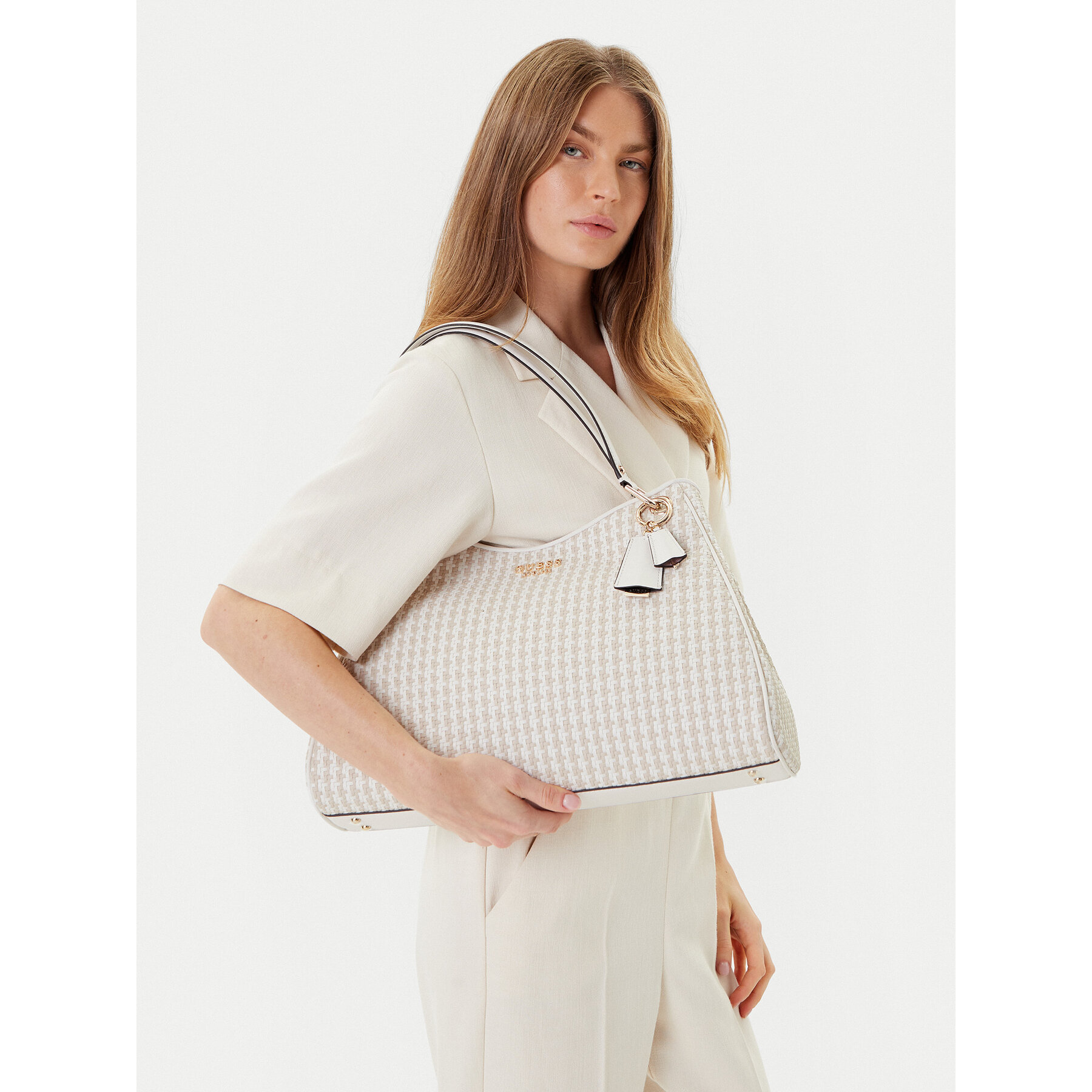 Geantă Guess Mirema HWWG96 31230 Alb