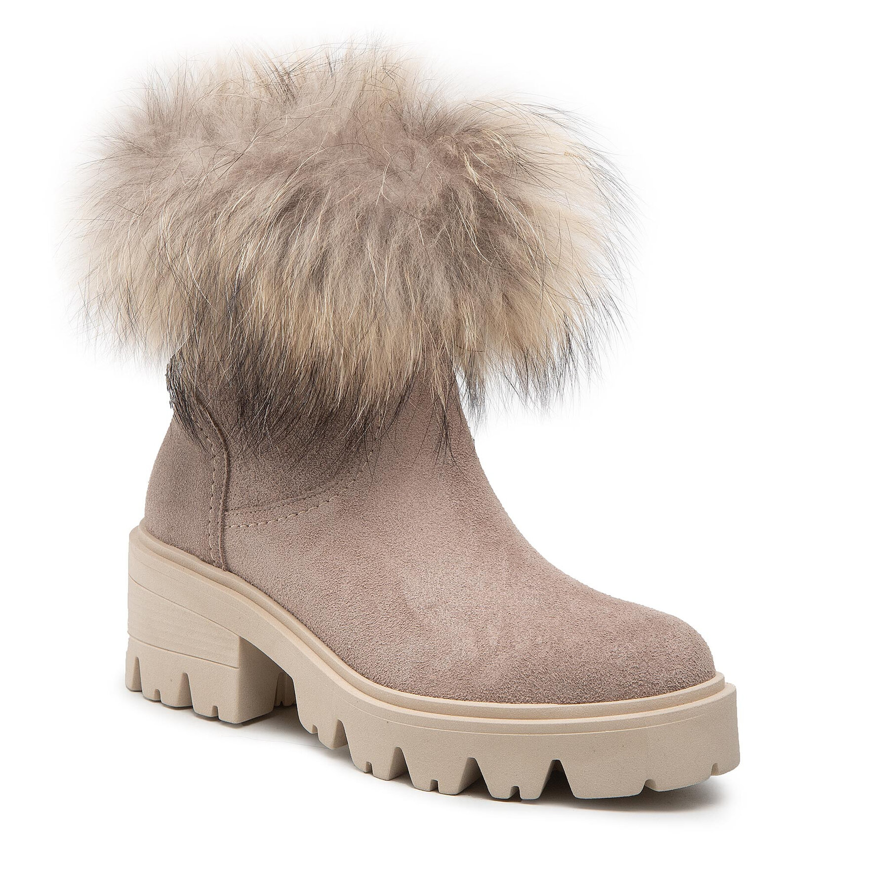 Botine R.Polański 1403 Cappucino Zamsz