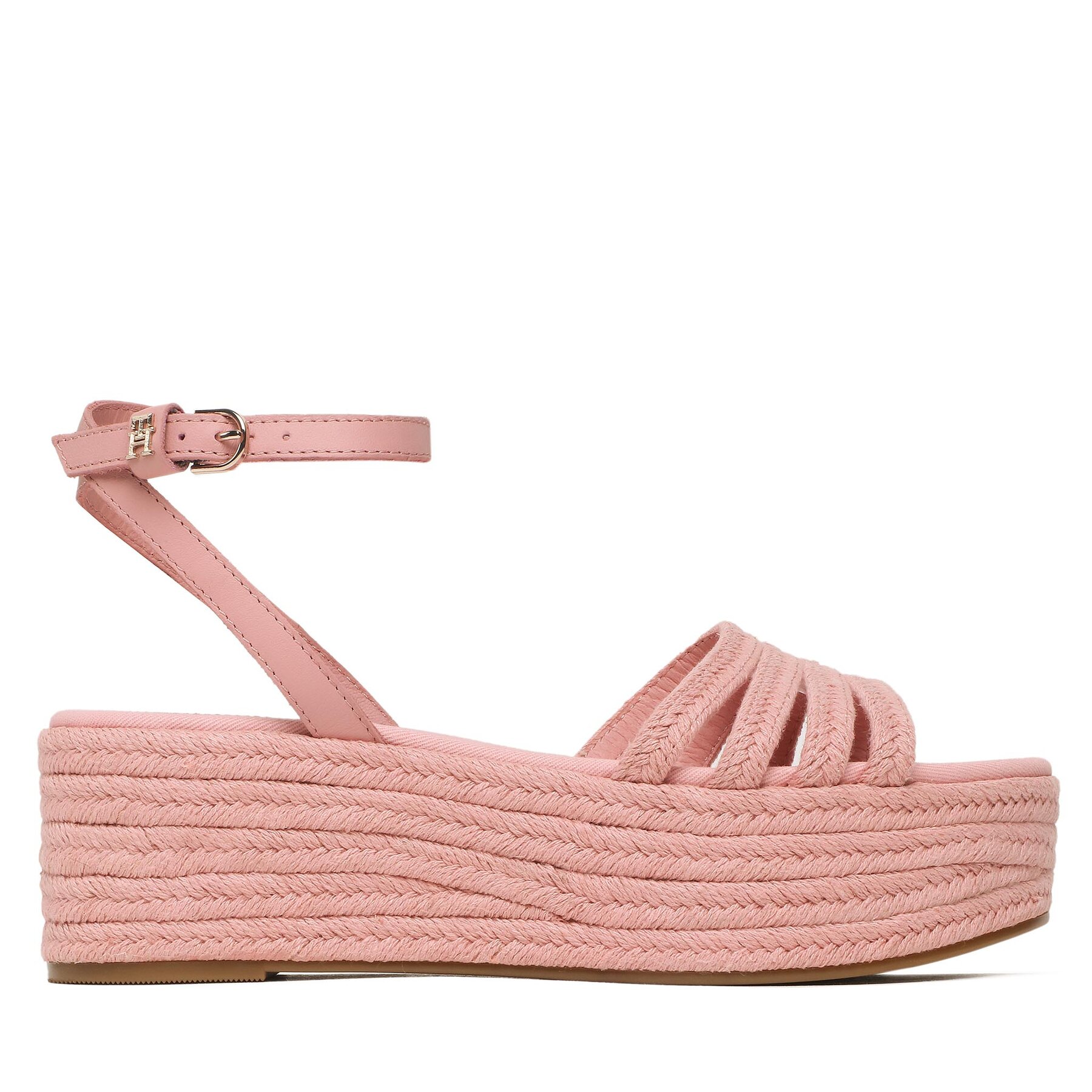 Alpargatas Tommy Hilfiger Essenital Flatform Sandal FW0FW07161 Rosa