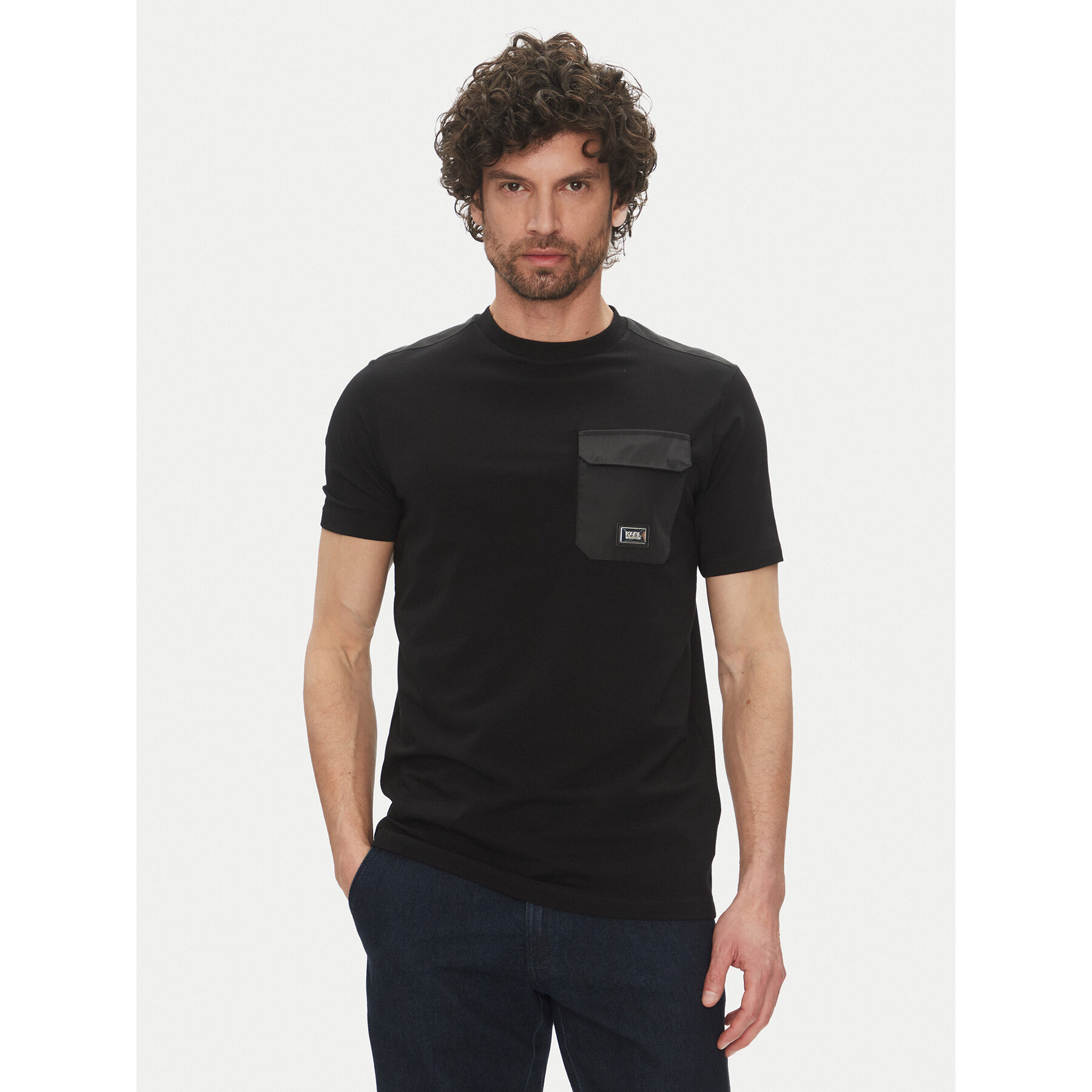 KARL LAGERFELD Póló 755037 552221 Fekete Regular Fit
