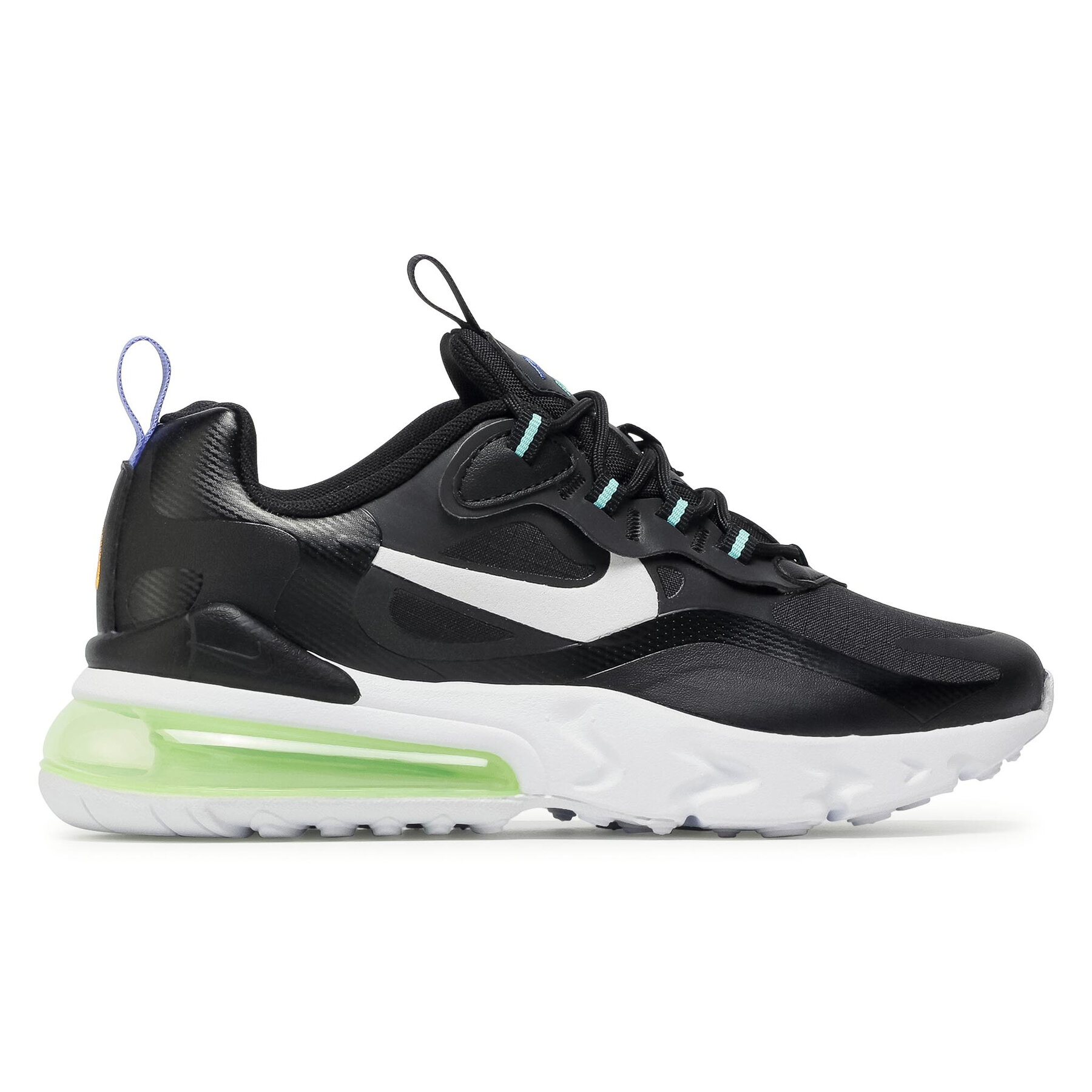 Nike Dámske Sneakersy, Rozmer: 38_5, Čierna, Air Max 270 React (GS) CZ4212 001