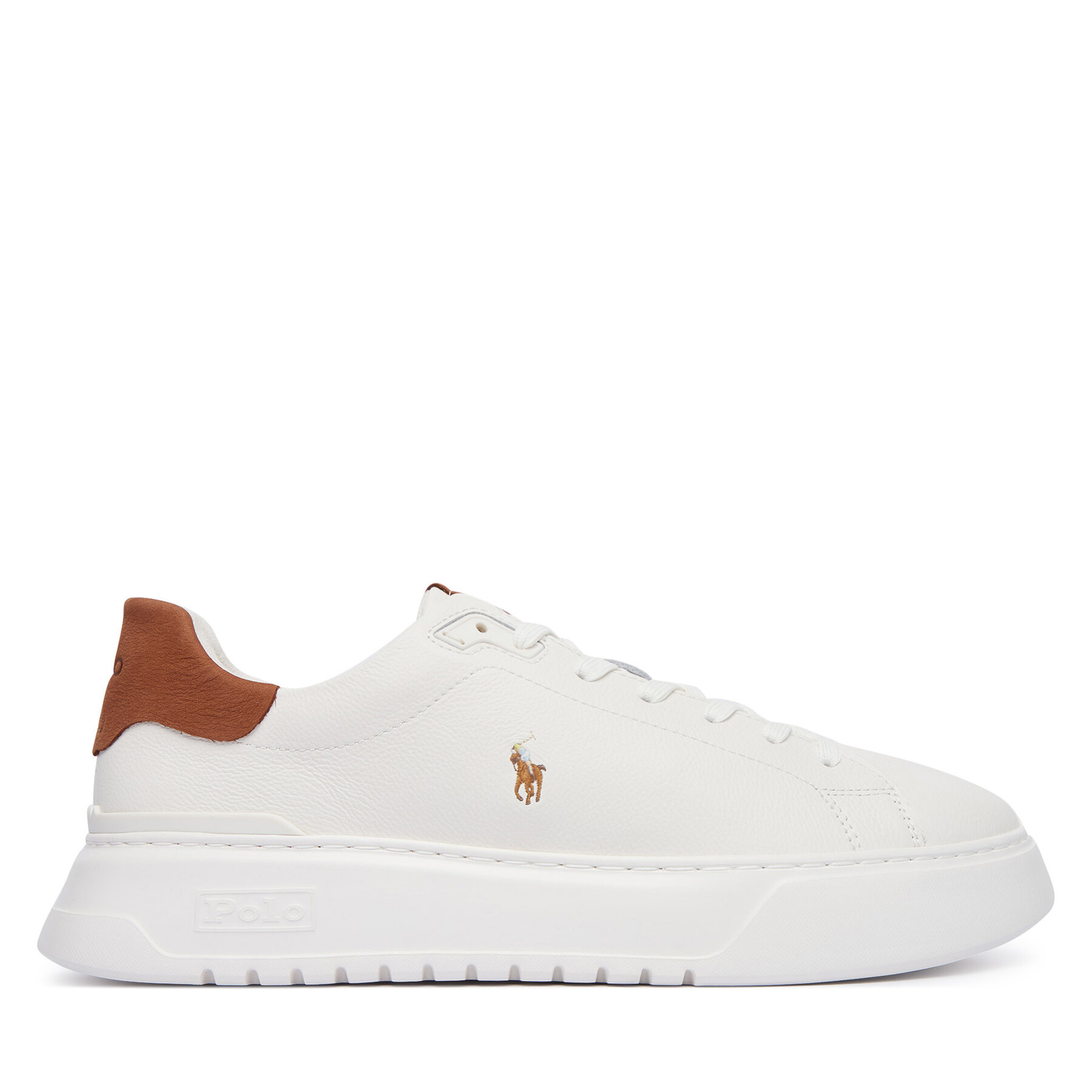 Sneakers Polo Ralph Lauren RLite Court Tumbled 809P07170001 Bianco