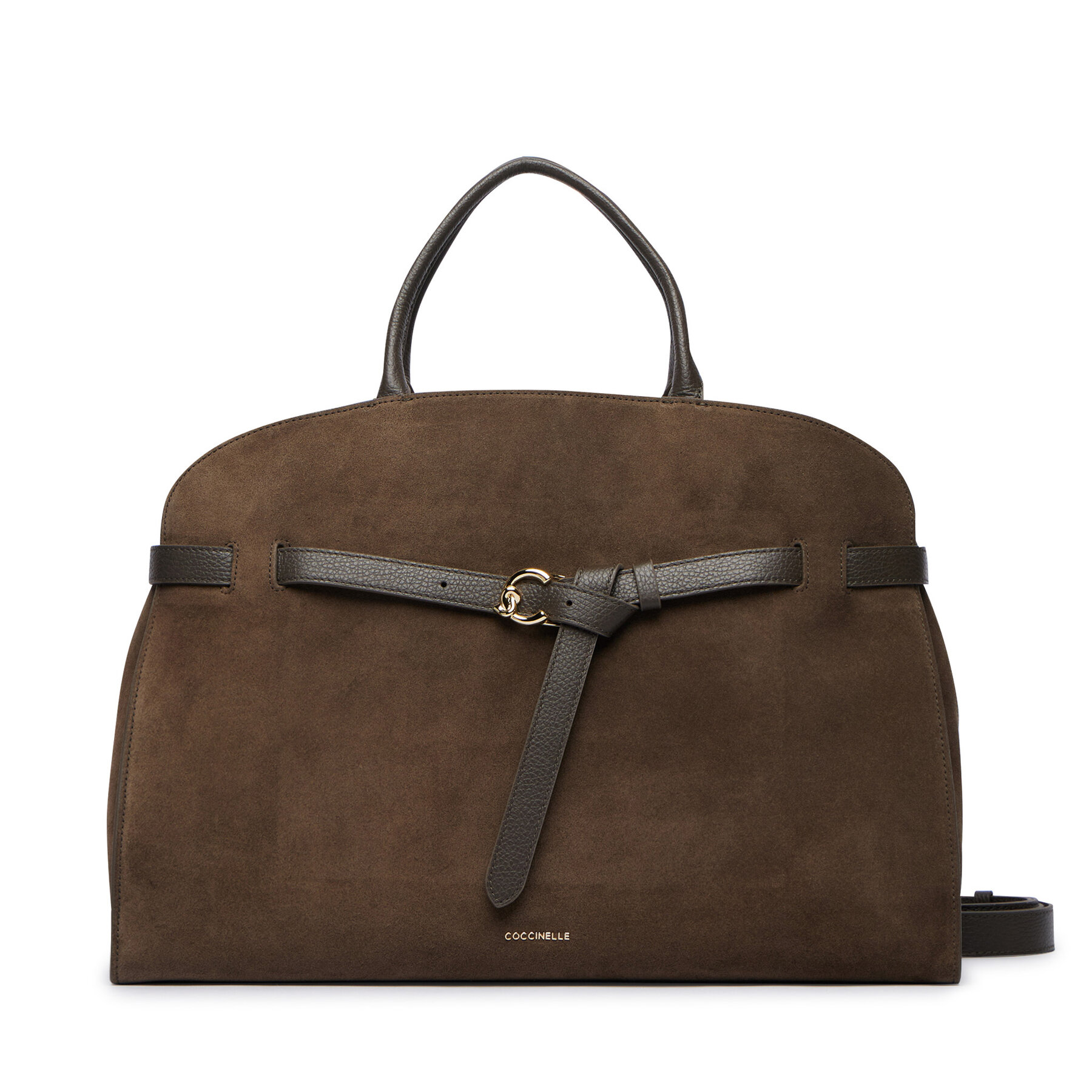 Дамска чанта Coccinelle TLB Coccinellesabine Suede Bi E1 TLB 18 01 01 Каки