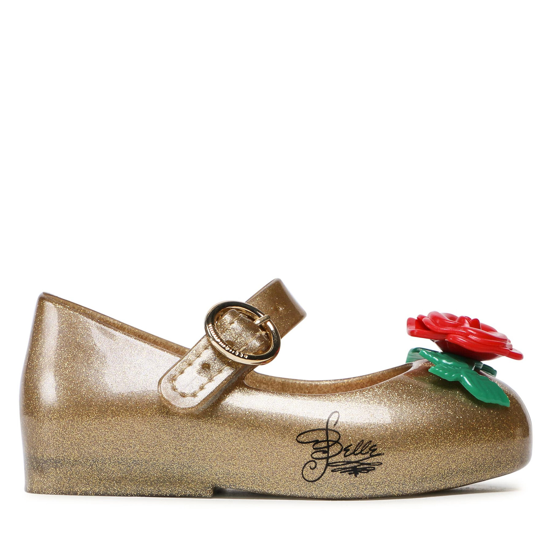 Baleríny Melissa Mini Melissa Sweet Love Disney 33447 Zlatá