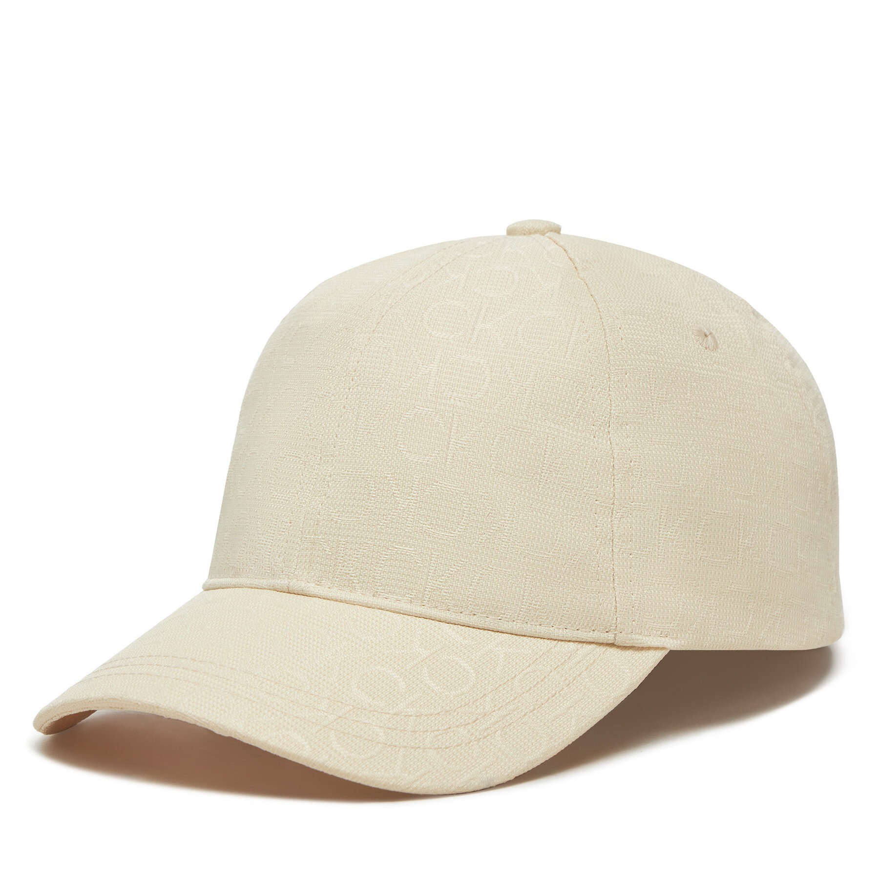 Šiltovka Calvin Klein Monogram Jacquard Cap K60K612871 Krémová