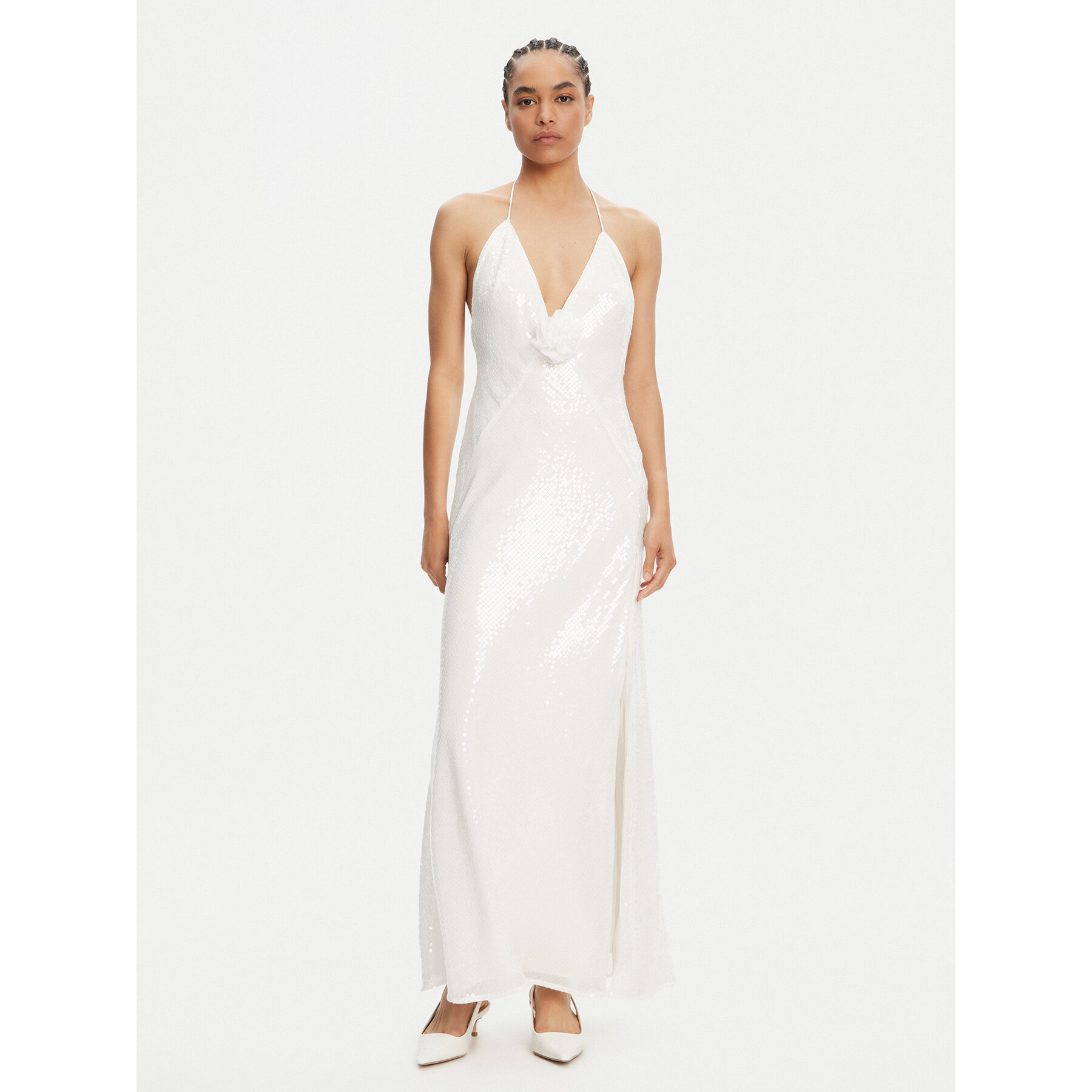 Bardot Abendkleid Aradia 59278DB5 Weiß Regular Fit