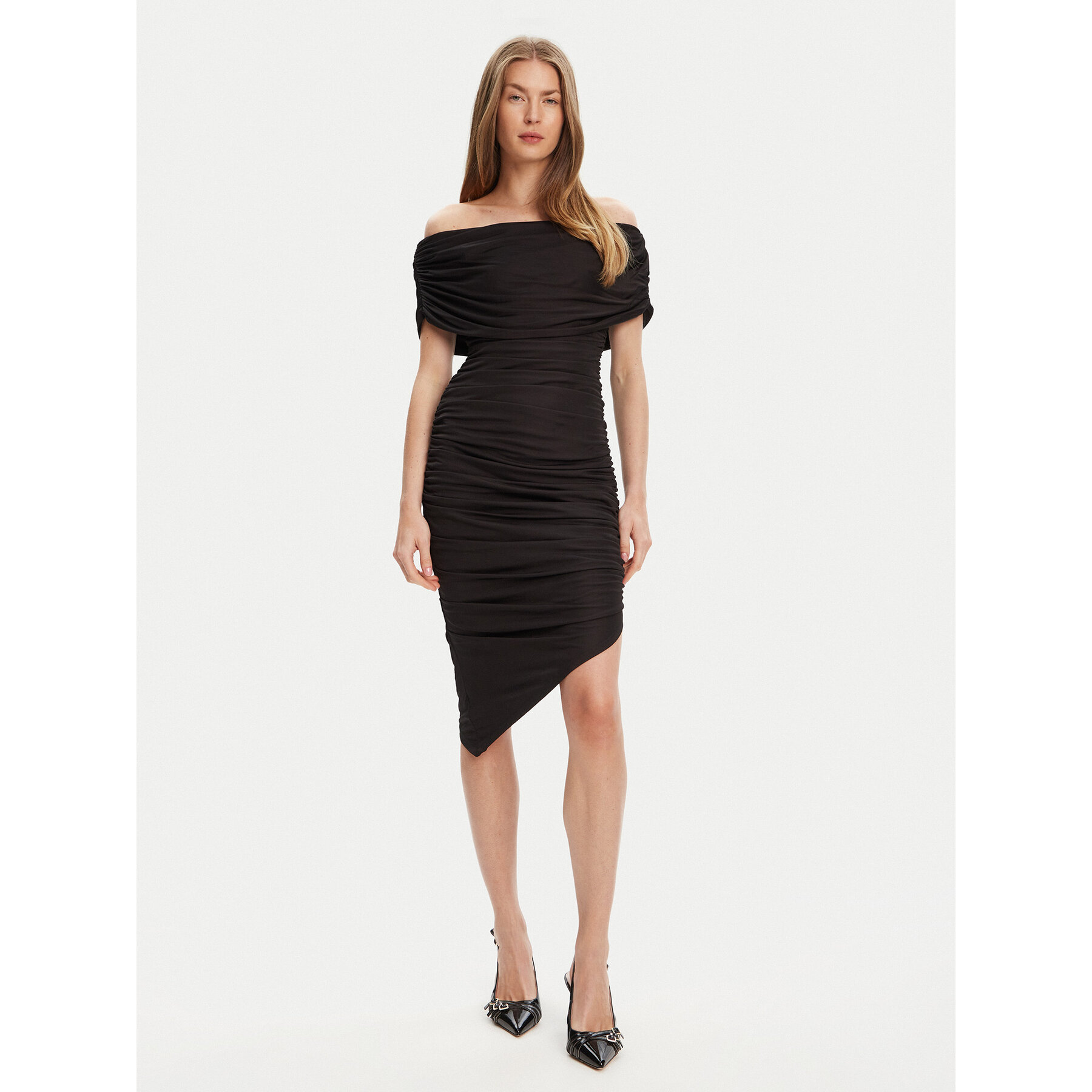Marciano Guess Coctailkleid 5YGK06 6334A Schwarz Extra Slim Fit