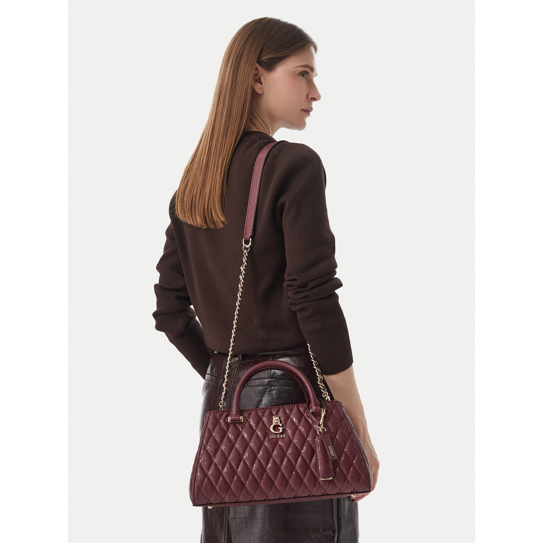 Ročna torba Guess Tamara HWGG23 23060 Bordo rdeča