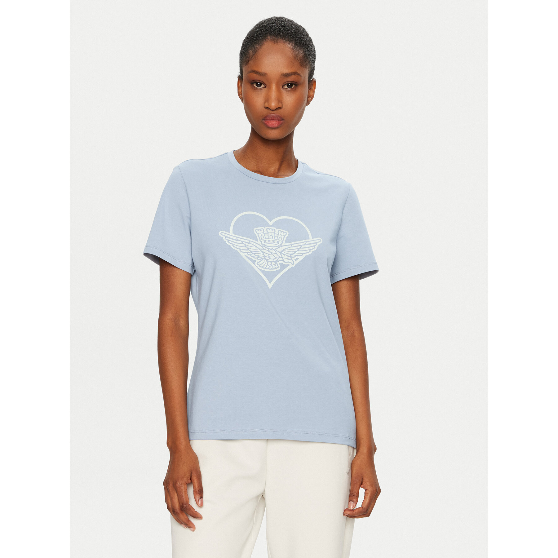 Aeronautica Militare T-shirt 242TS2351DJ657 Beige Regular Fit