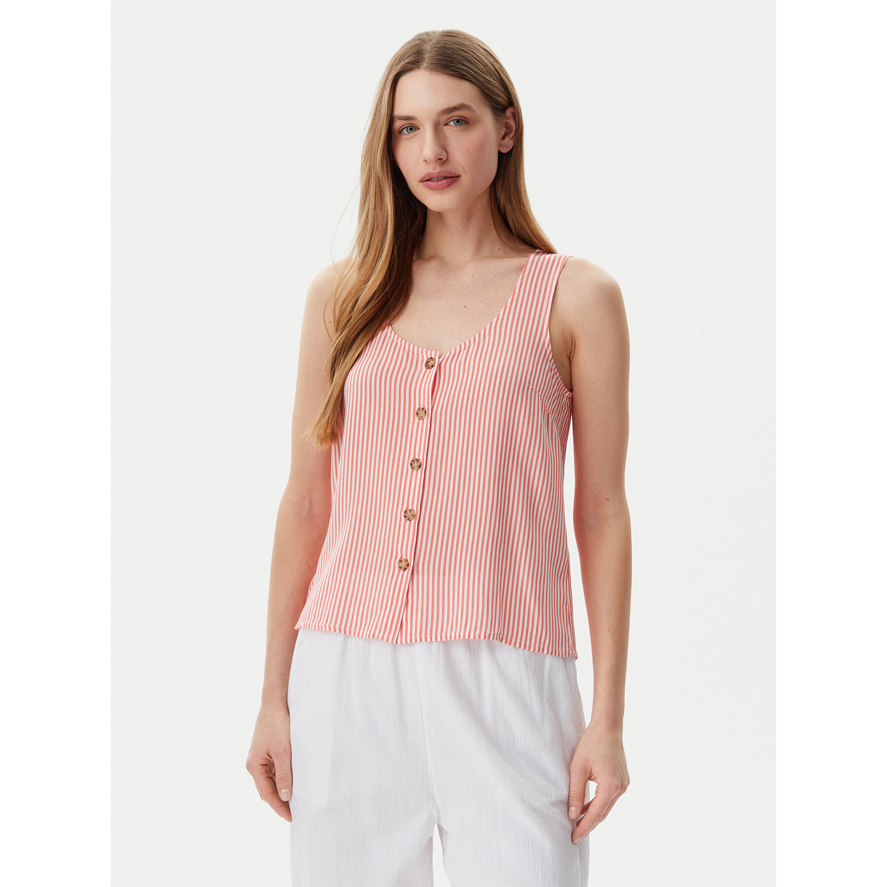 Vero Moda Vero Moda Τοπ Bumpy 10325830 Κόκκινο Standard Fit