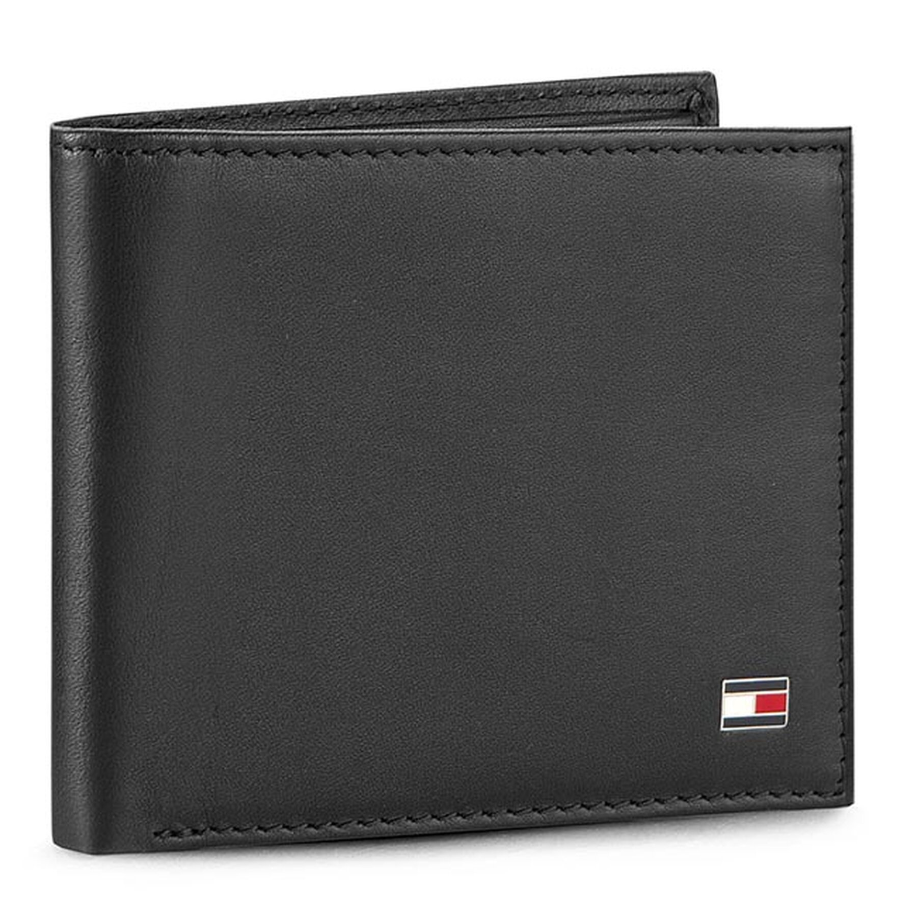 Duży Portfel Męski Tommy Hilfiger Czarny Eton Mini Cc Wallet AM0AM00655/83365