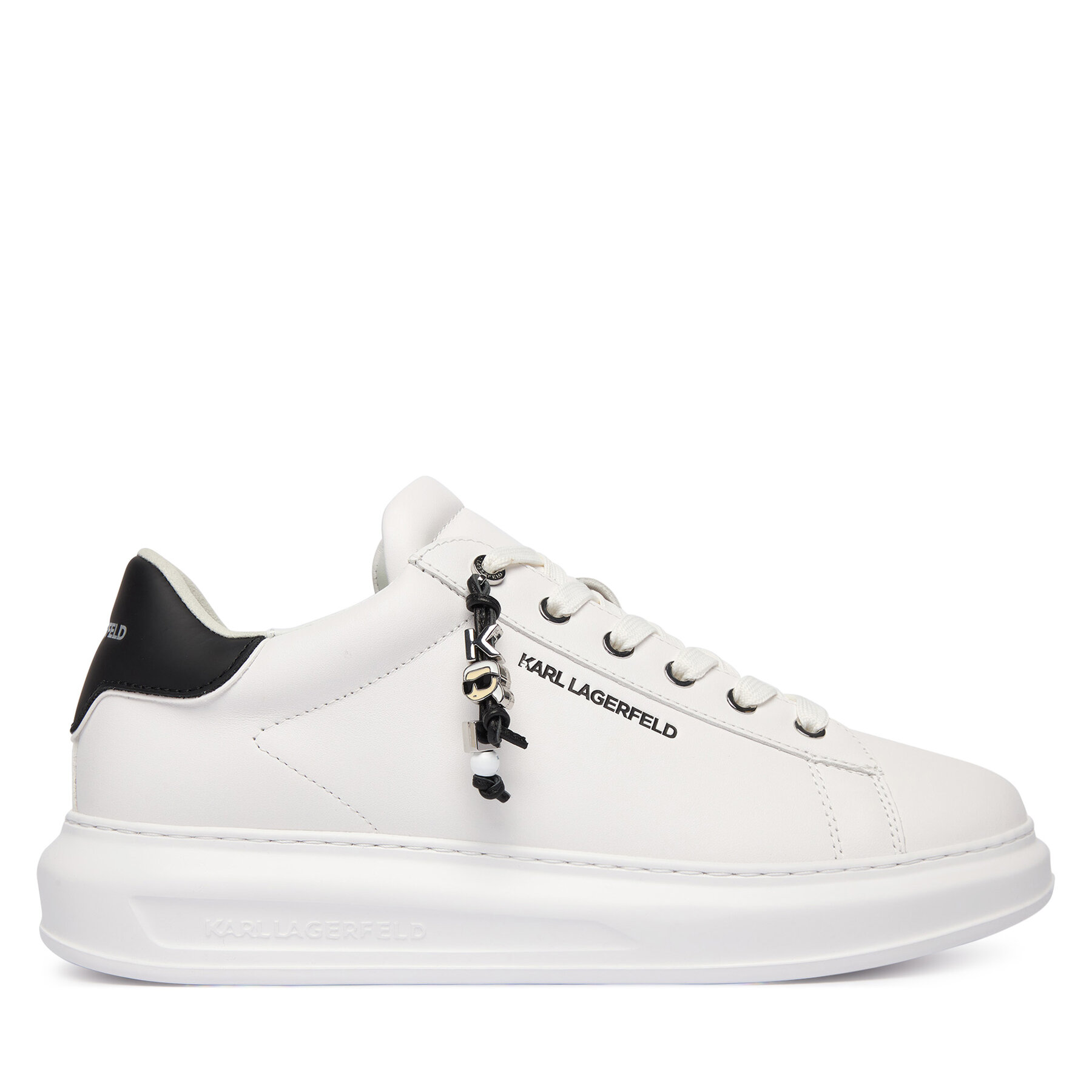 Sneakersy KARL LAGERFELD Kapri KL52516 Biela