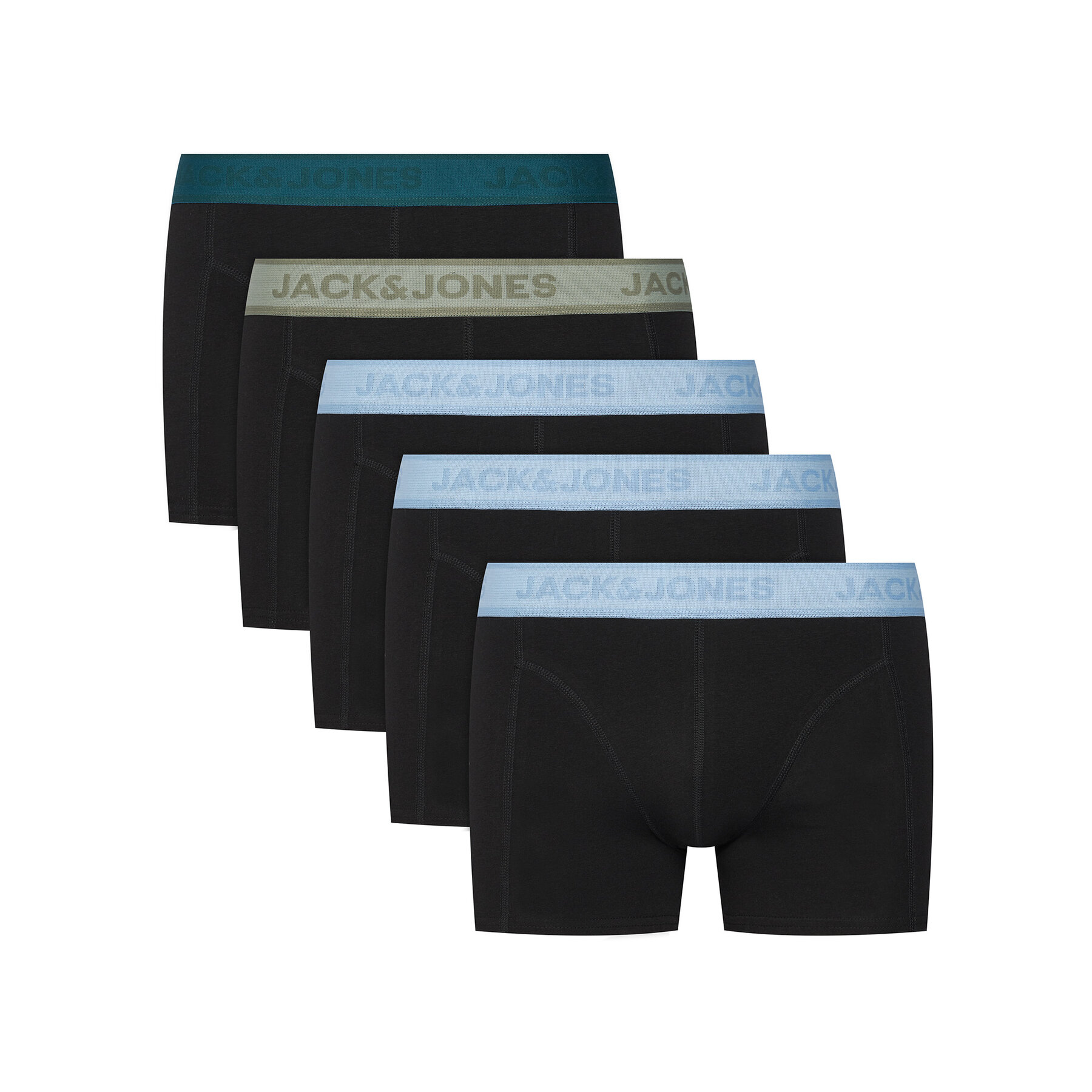 Jack & Jones Boxer szett Solid 12294699 Fekete