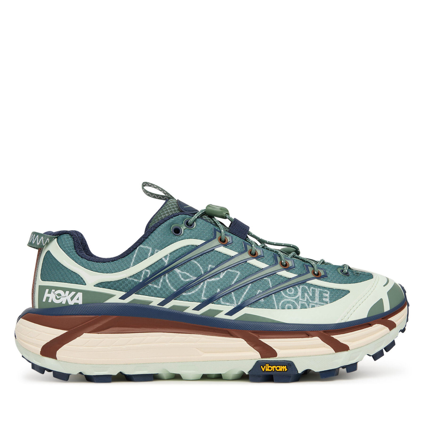 Sneakersy Hoka Mafate Three2 Wordmark 1175490 FVY Zelená