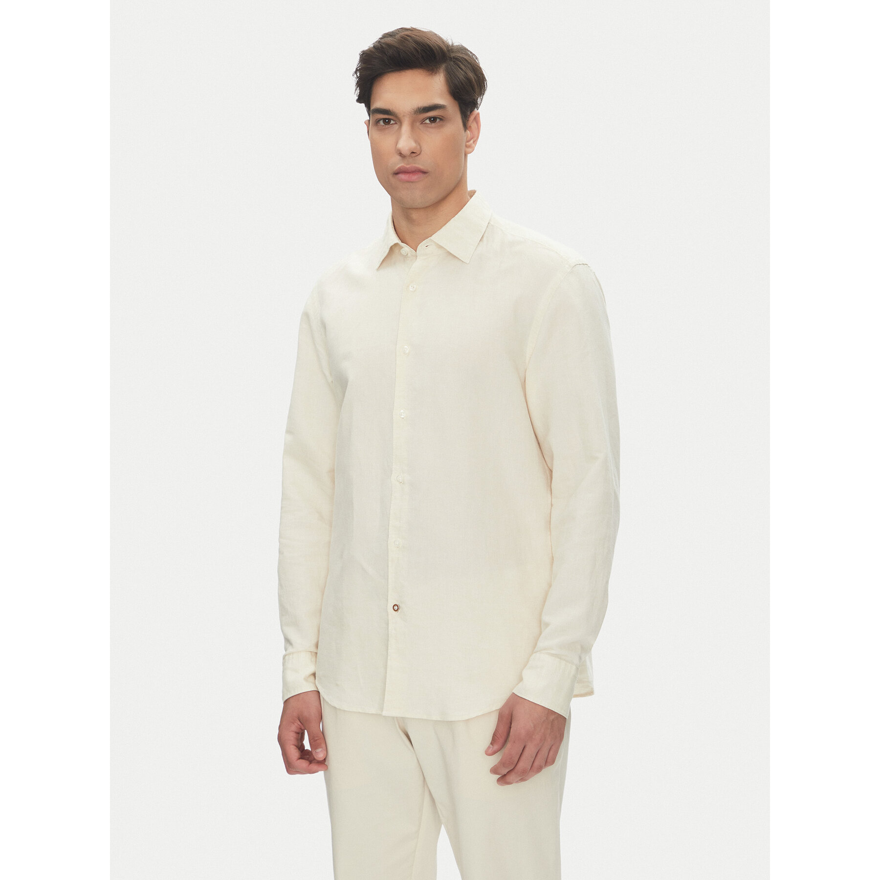 BOSS Hemd C-Hal 50539531 Creme Casual Fit