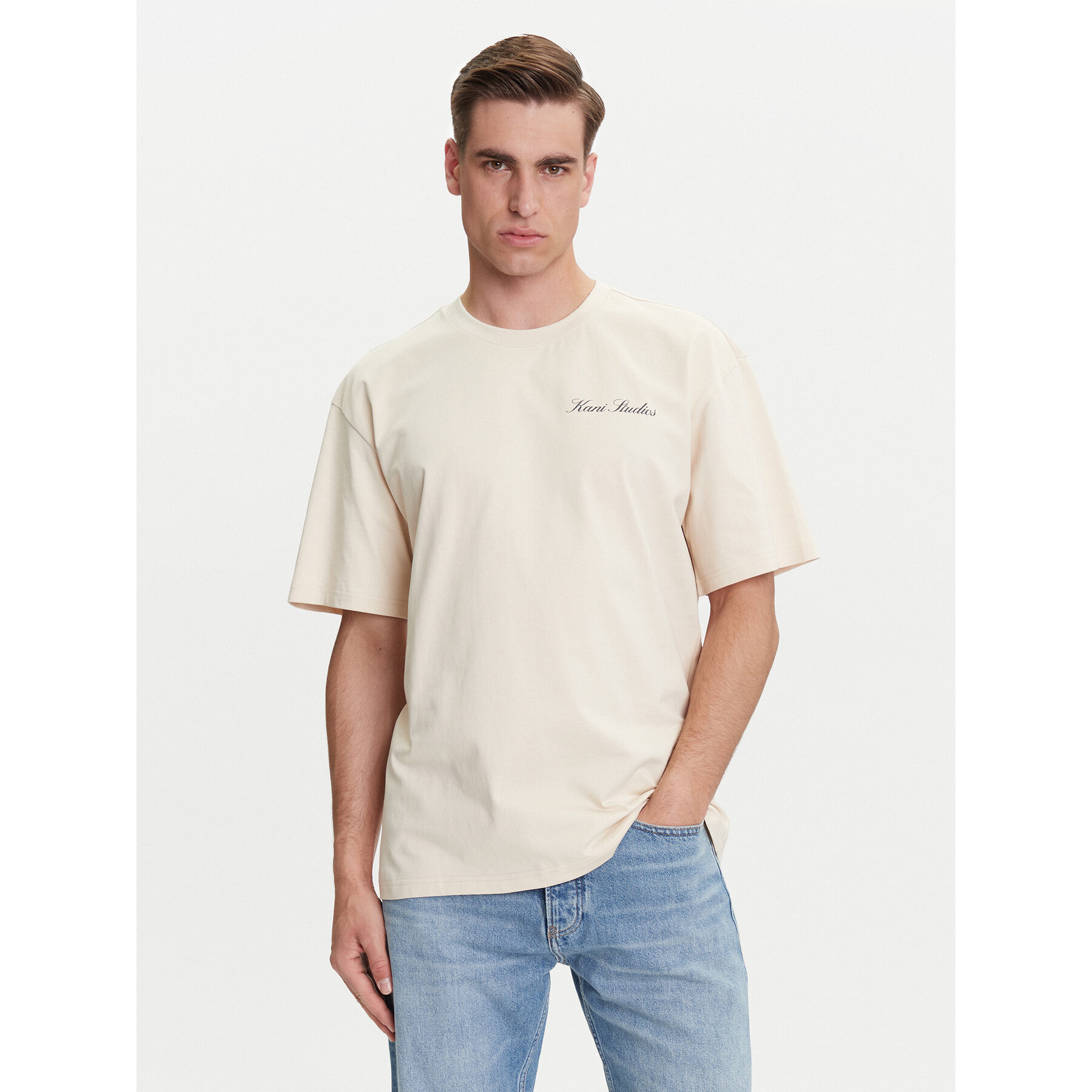 Karl Kani T-shirt PD00005333 Beige Relaxed Fit