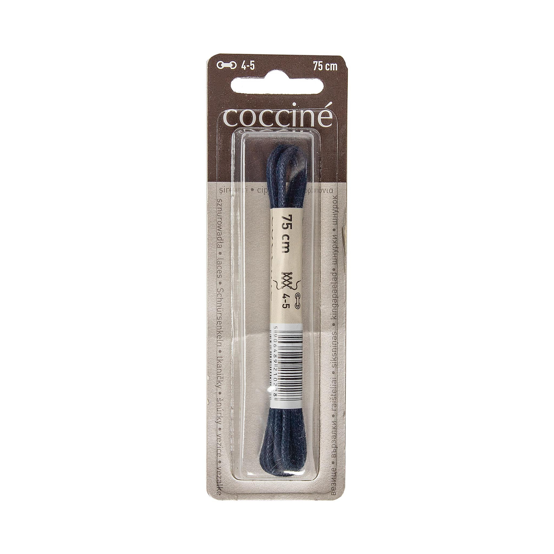 

Шнурівки для взуття Coccine SZNB/075/GRA/2W/AZ N.Blue, Cиній