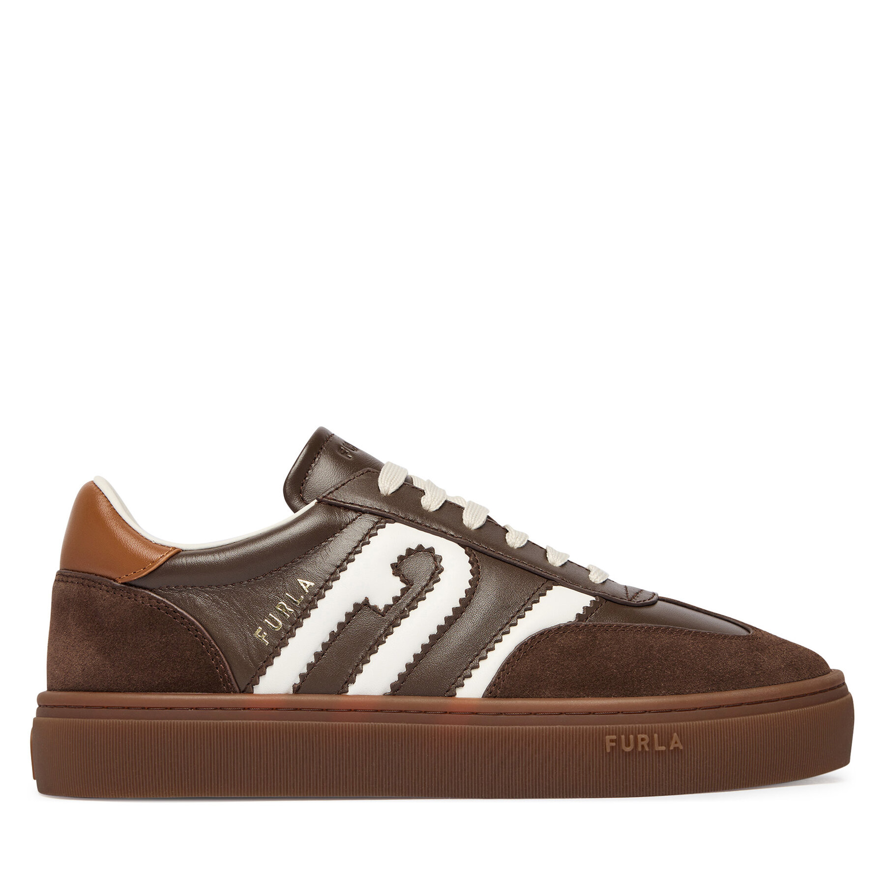 Sneakers Furla Allegra Lace-Up YM52ALG BX4690 BD 5297S Maro închis
