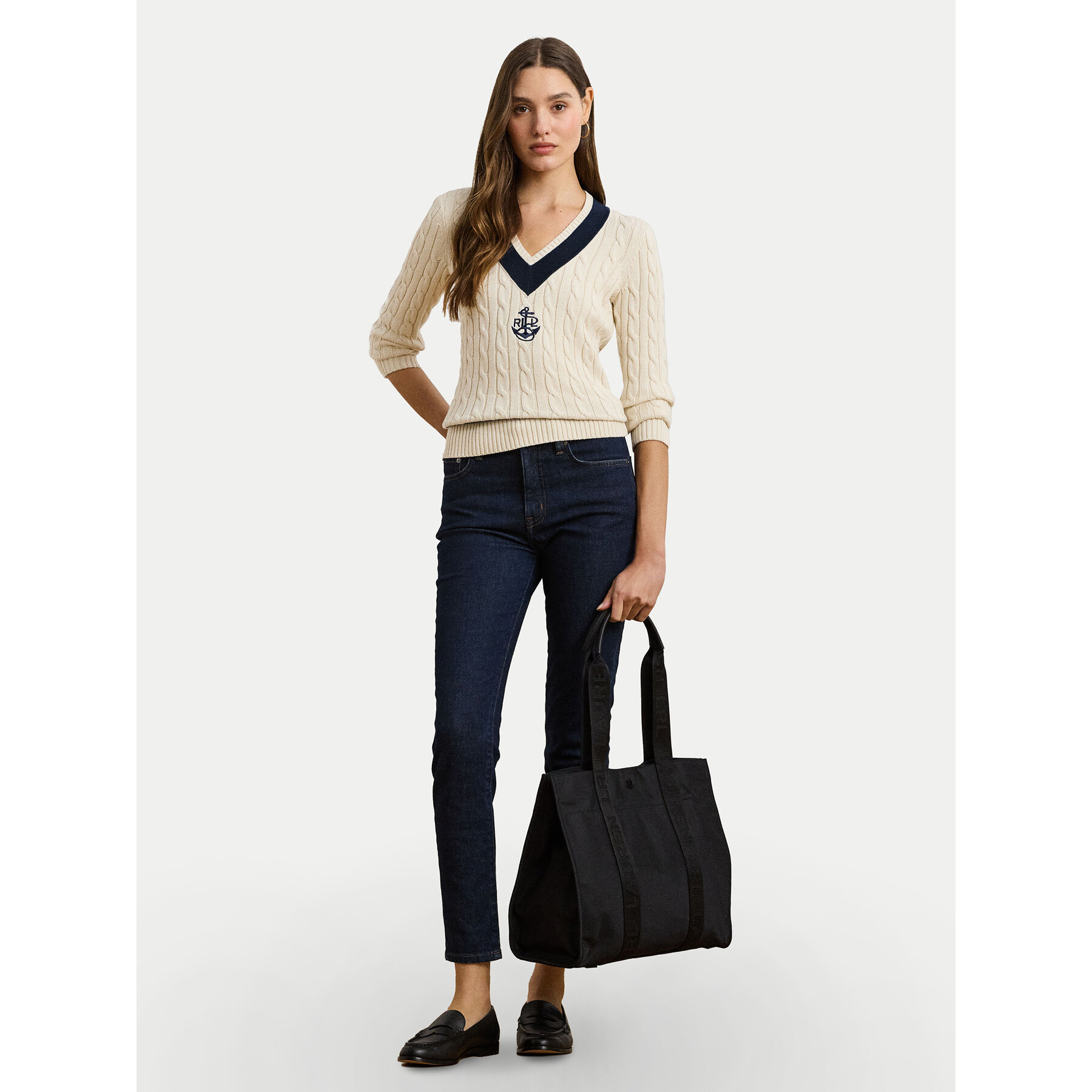 Kabelka LAUREN RALPH LAUREN 431970157003 Čierna