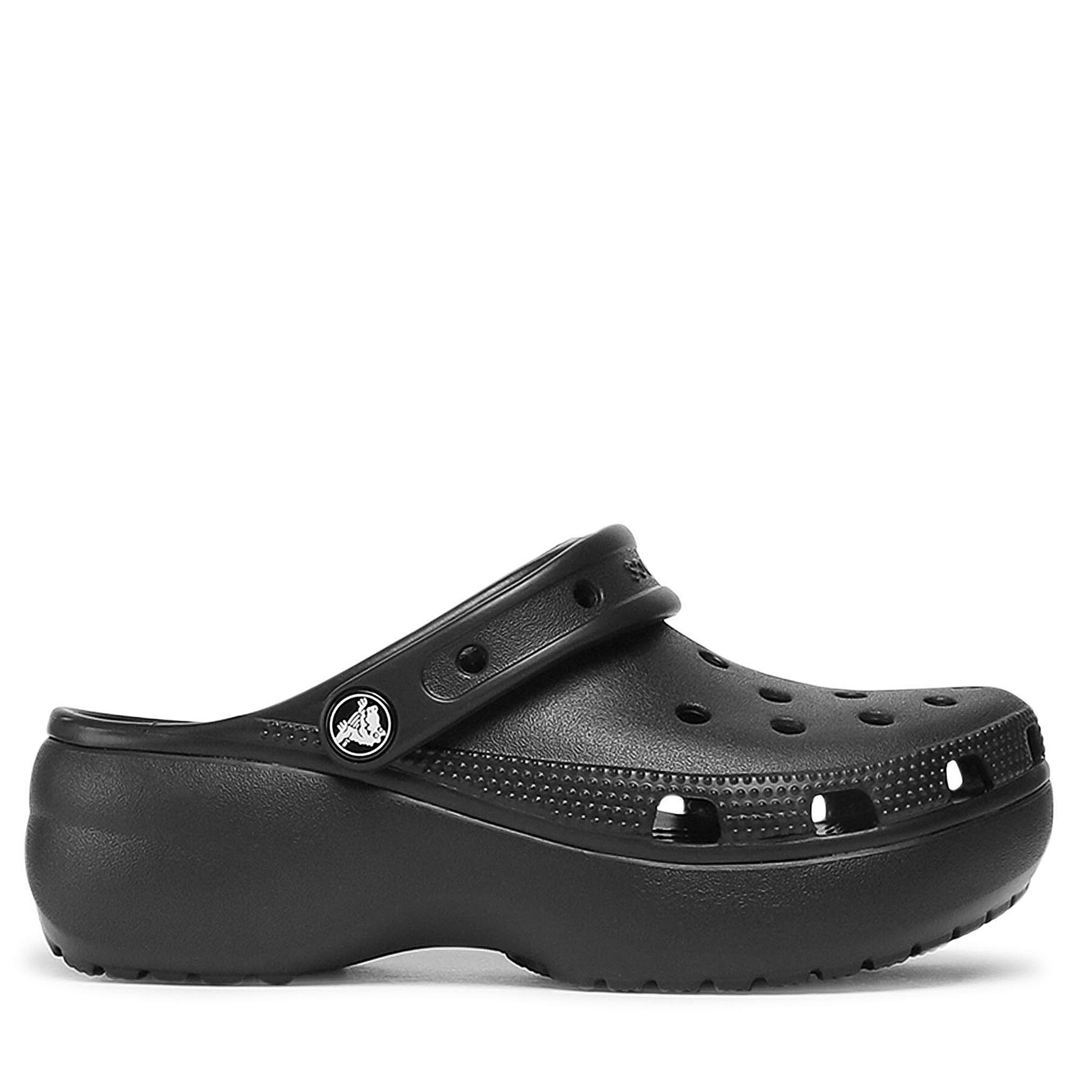 Şlapi Crocs Classic Platform Clog 206750 Negru