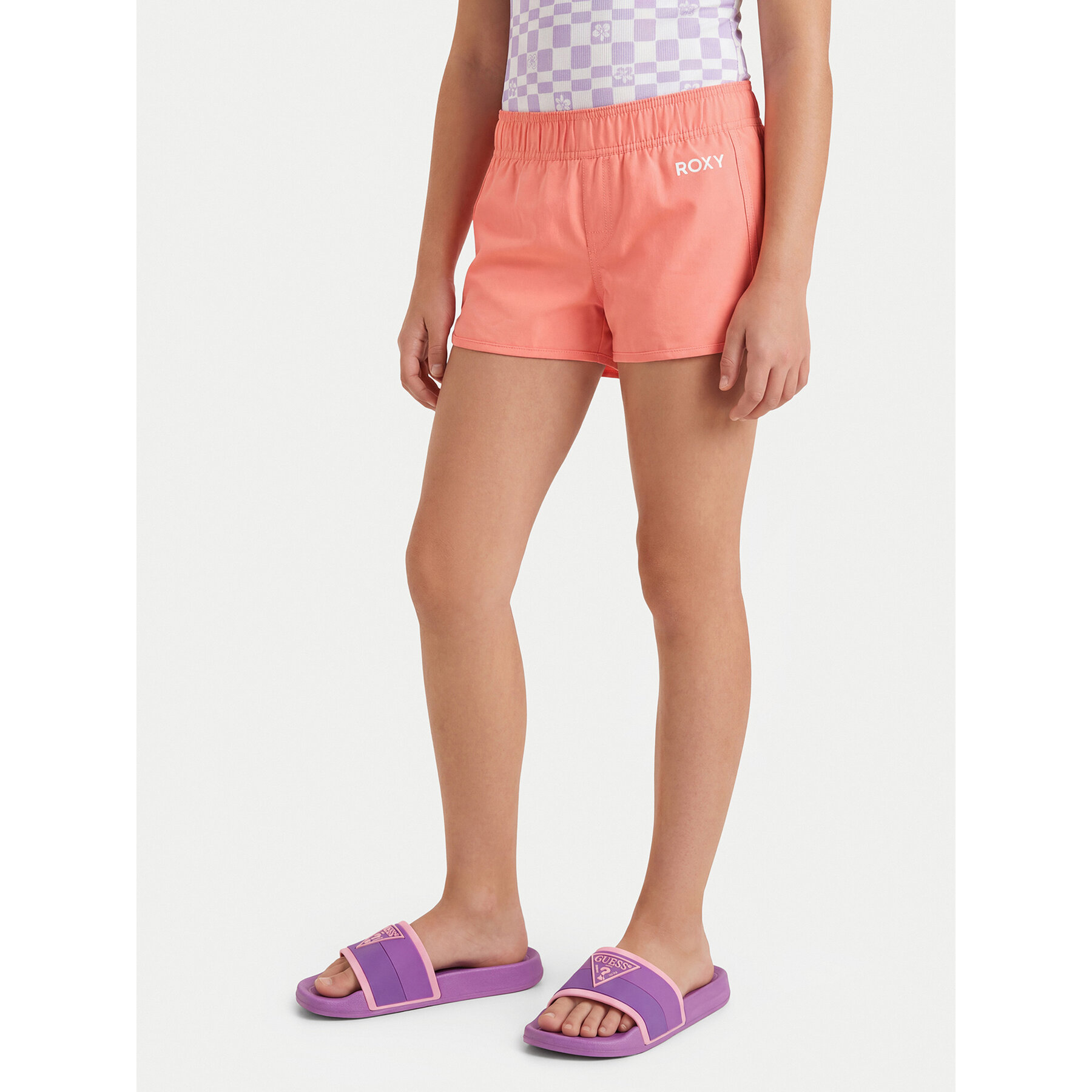 Šľapky Guess CEOWB-K250040(DZ) Fialová