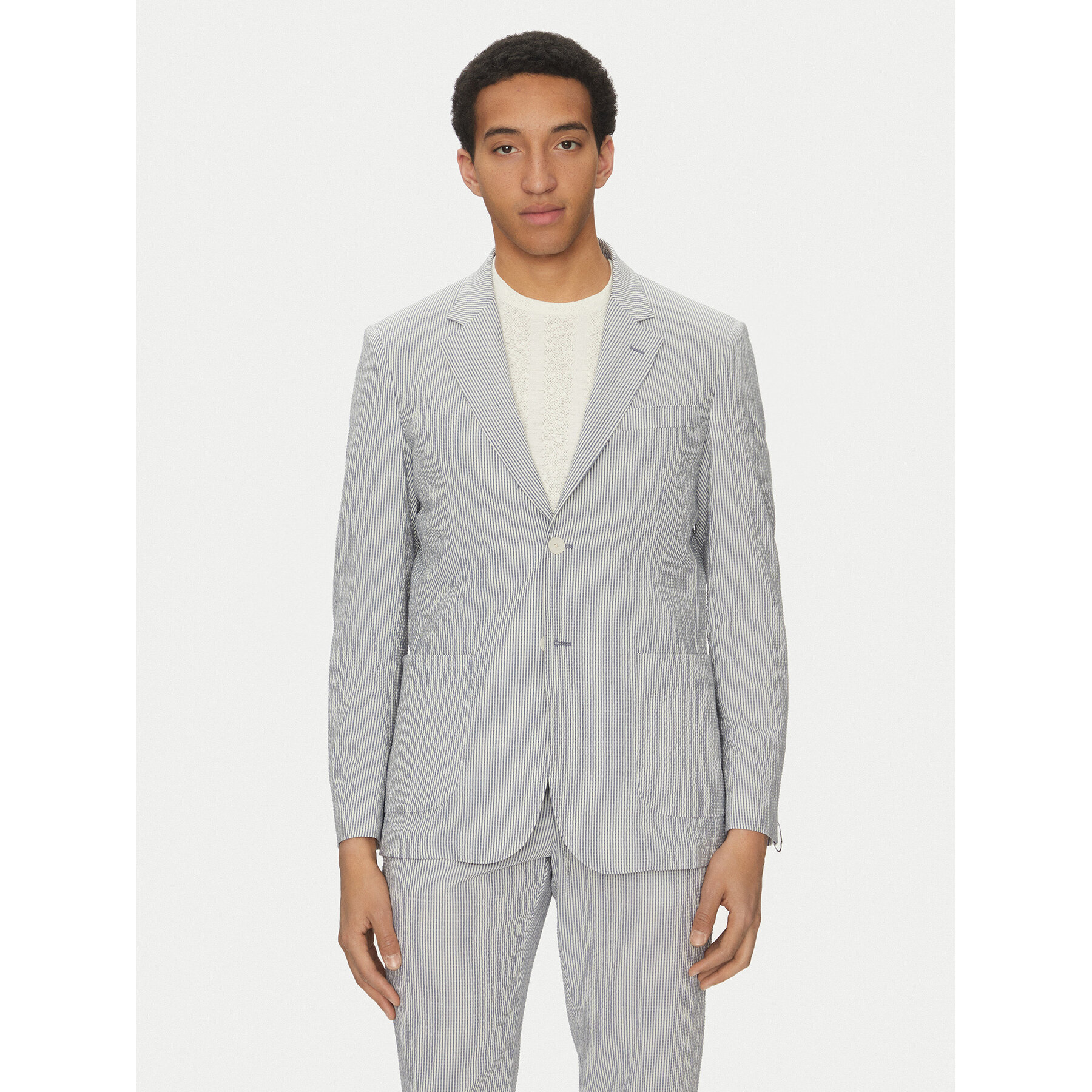 Marciano Guess Sakko 5GHN16 2314Z Himmelblau Slim Fit