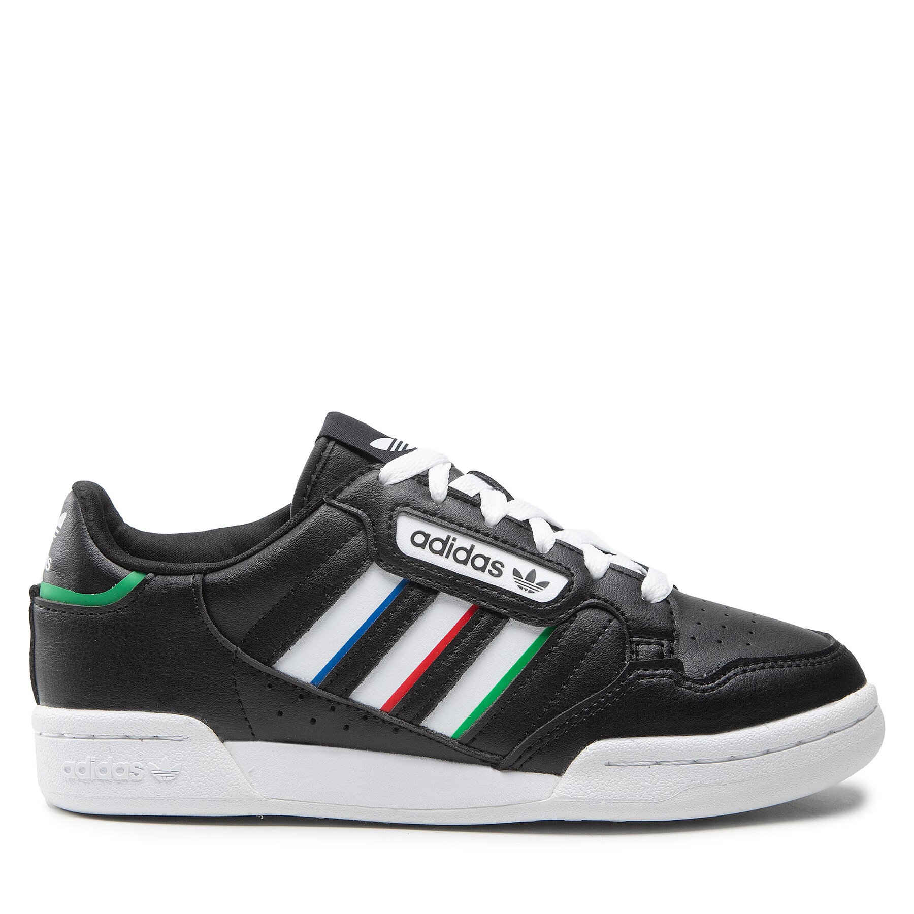 Unisex dieťa Sneakersy adidas, Rozmer: 38, Čierna, Continental 80 Stripes J GW6643