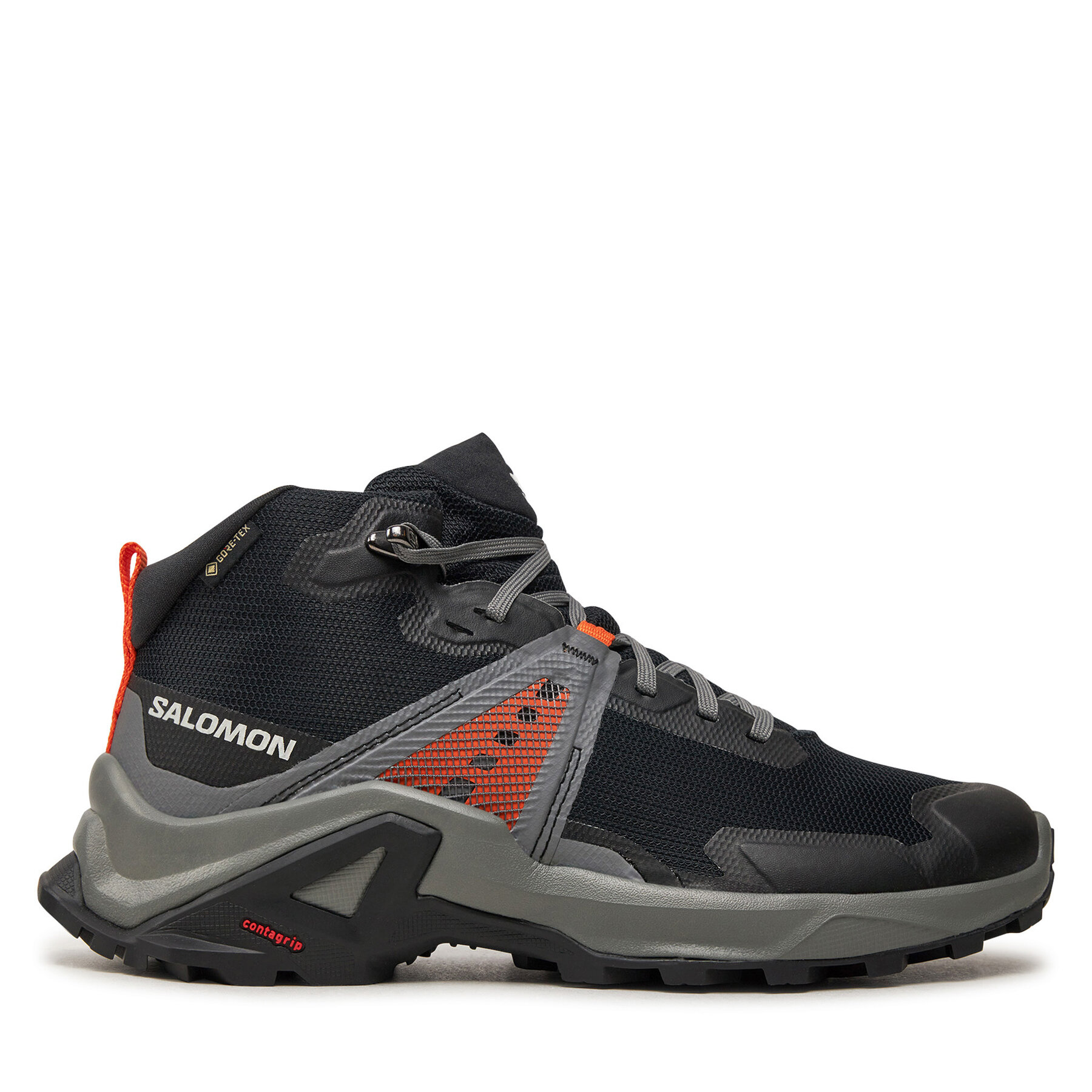 Salomon Παπούτσια πεζοπορίας Salomon X Raise Mid Gore-Tex L47458000 Μαύρο
