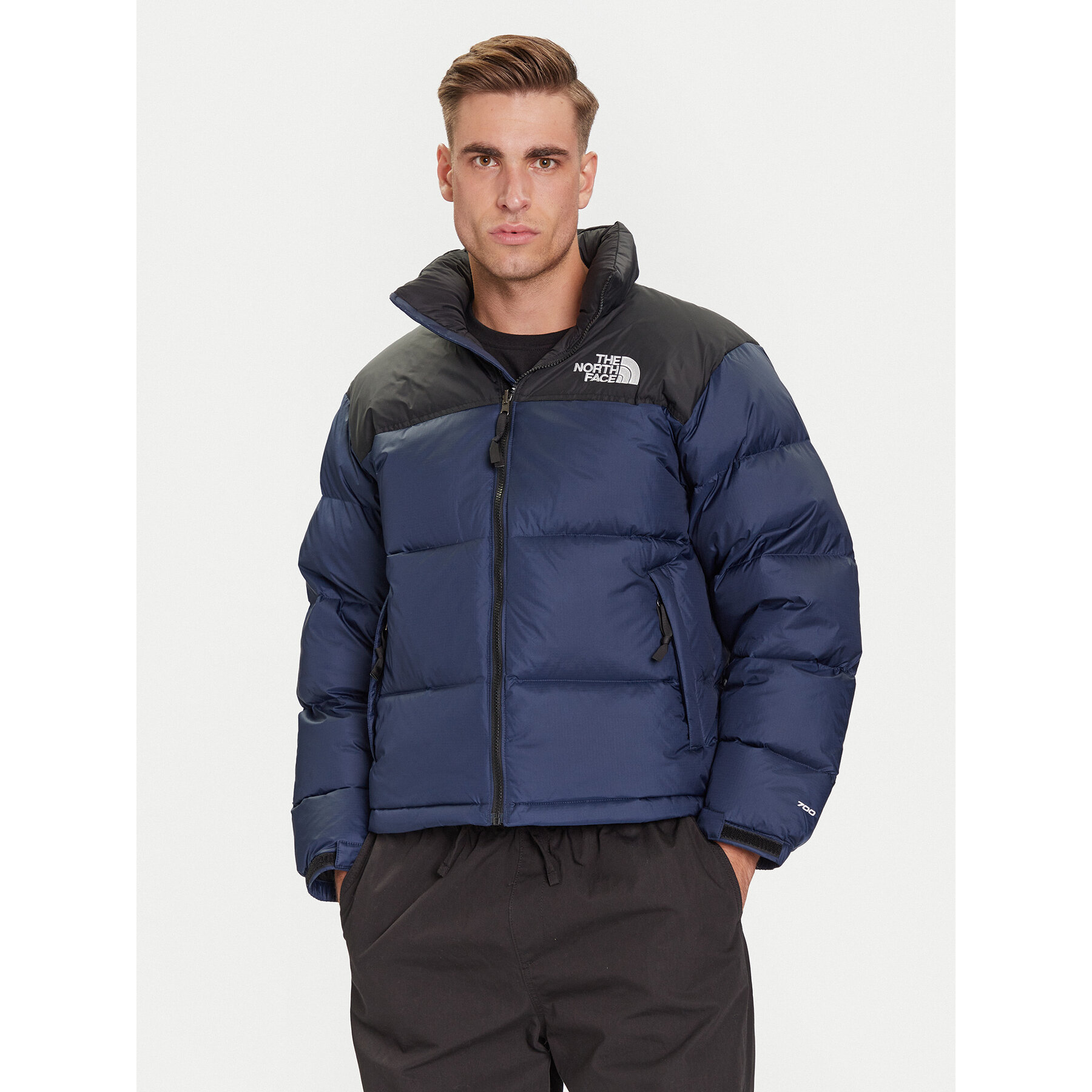 The North Face Daunenjacke 1996 Retro Nuptse NF0A3C8D Dunkelblau Loose Fit