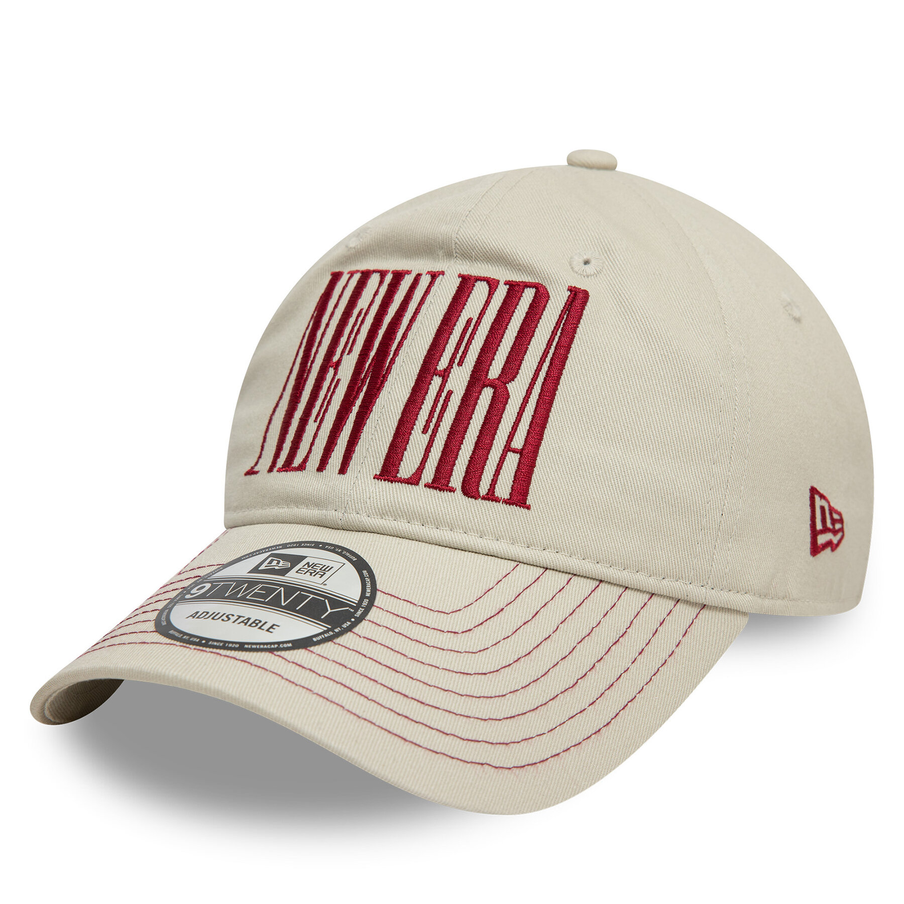 Шапка с козирка New Era Wordmark 9TWENTY 60595444 Бежов