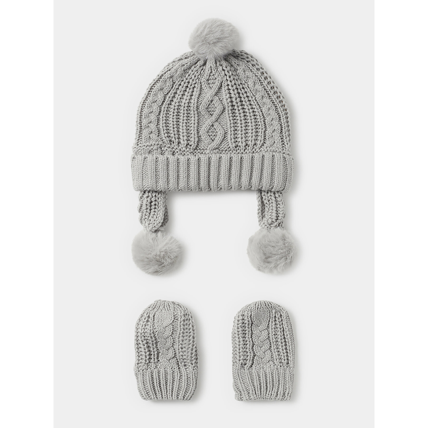 Conjunto de guantes y gorro Mayoral 9.666 Gris