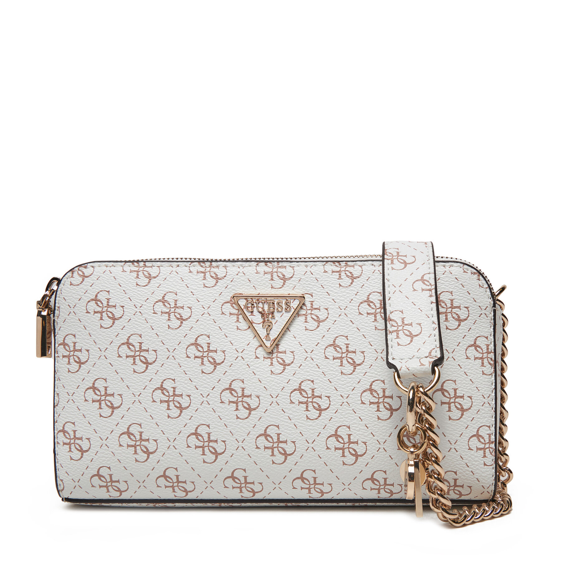 Borsetta Guess HWEQG9 51012 Écru