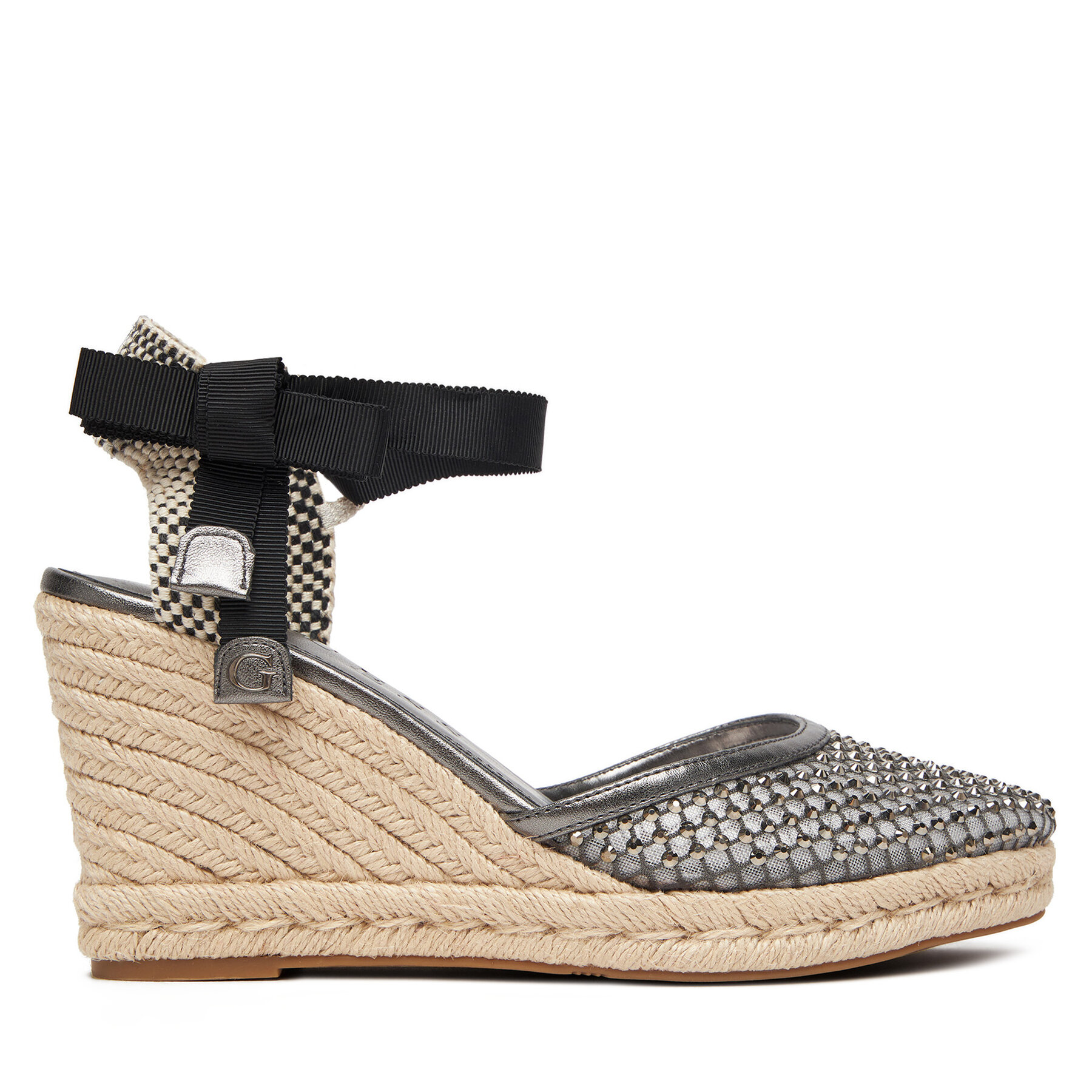 Espadrilky Guess FLJCHA FAB04 Sivá