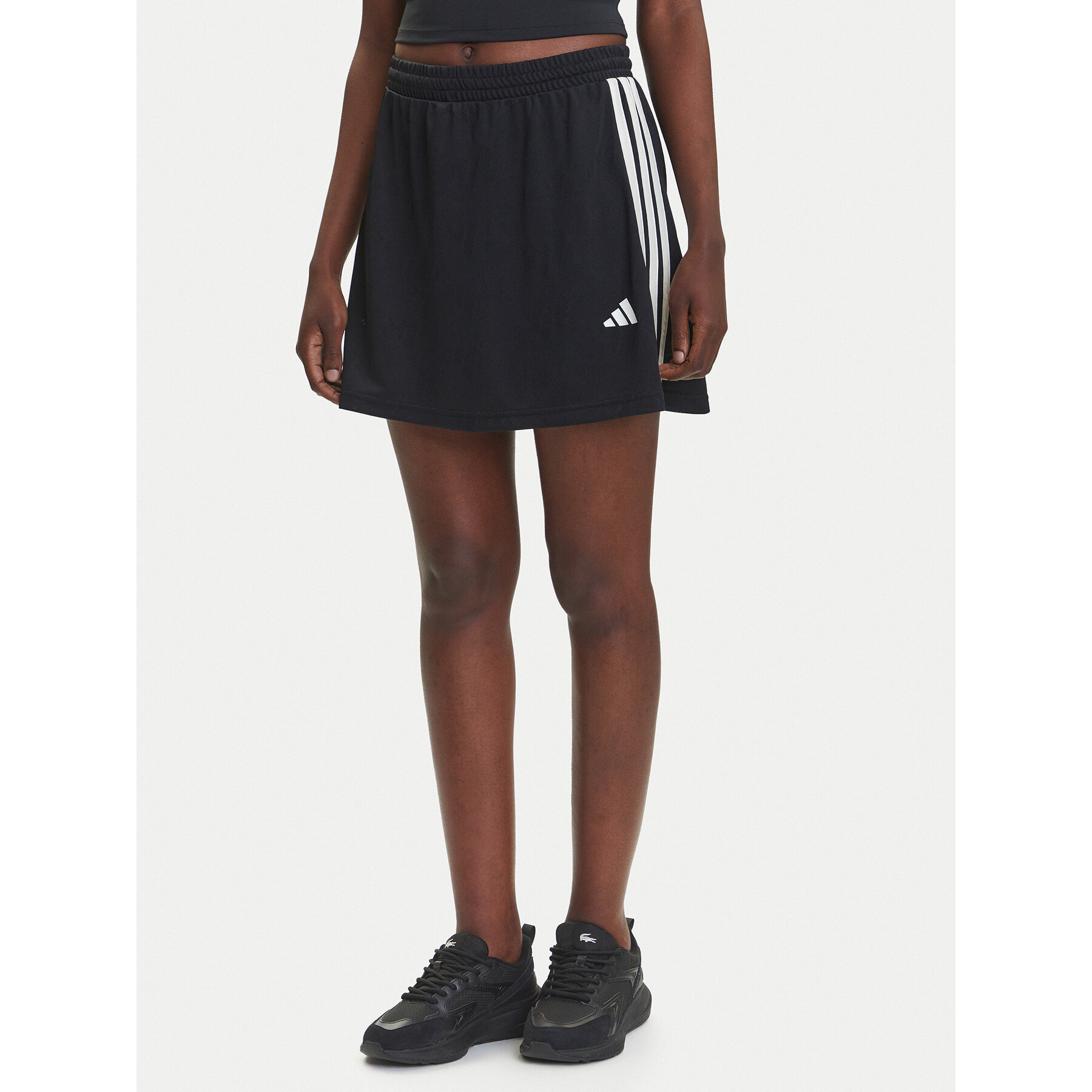 Adidas Minirock Stadium 3-Stripes Tennis Inspired Jacquard JL7171 Schwarz Regular Fit