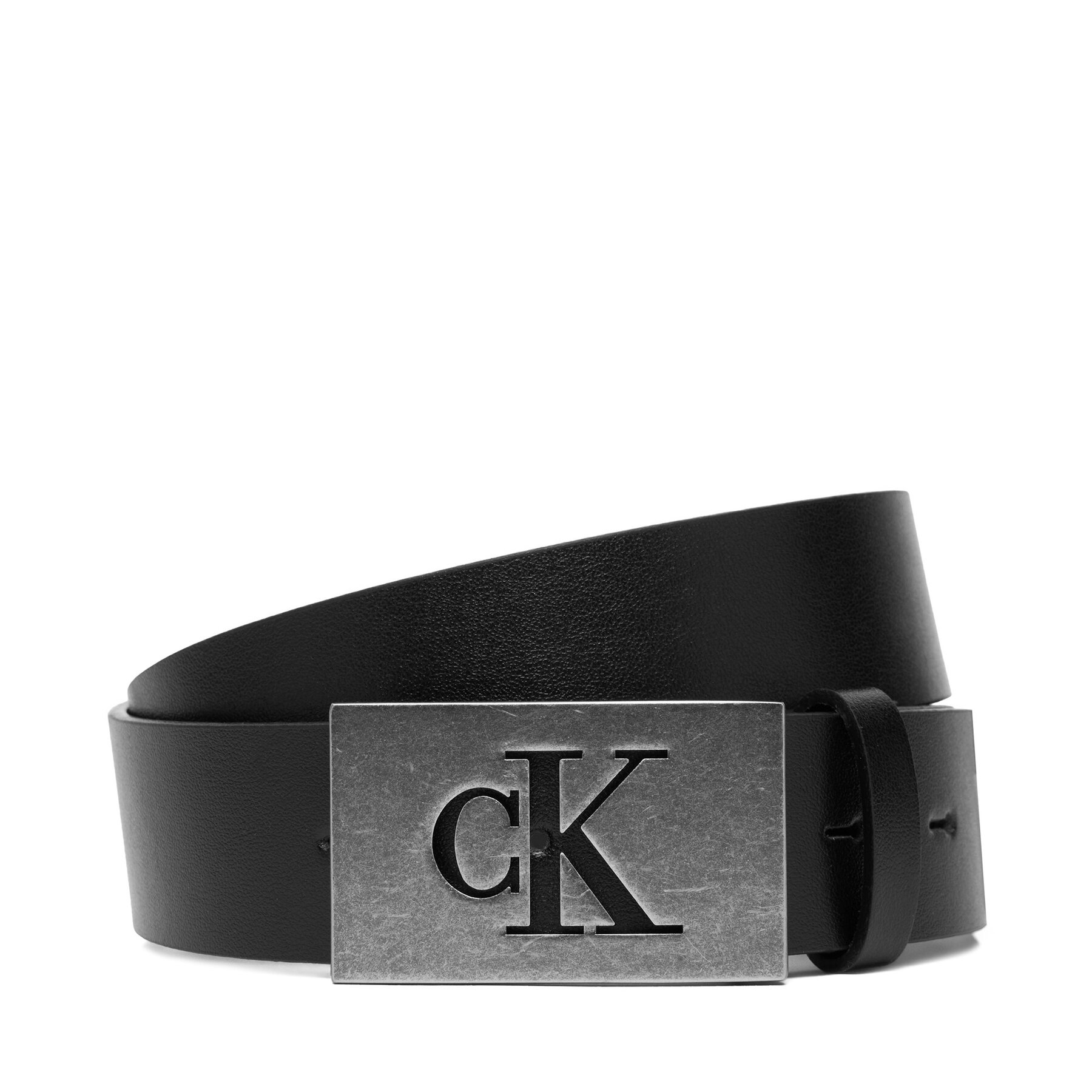 Ζώνη Ανδρική Calvin Klein Ck Plaque Smooth 35Mm LV04D7043G Μαύρο