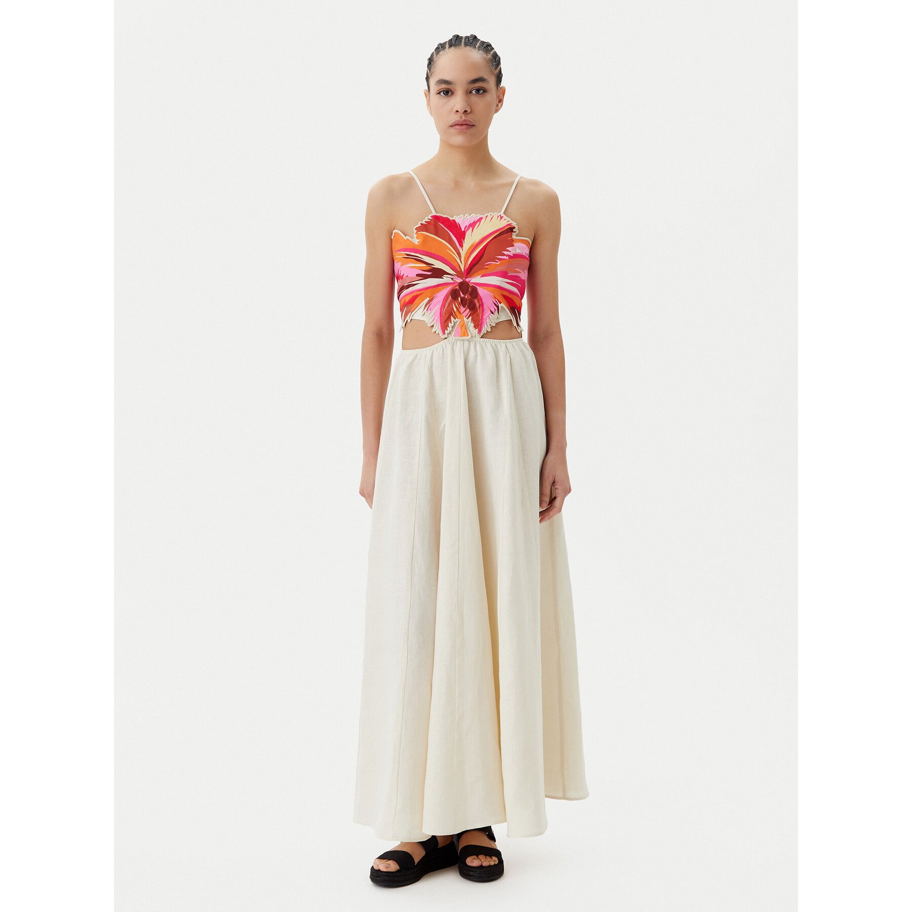Maaji Sommerkleid Sunrise PT2530CLD001 Beige Regular Fit
