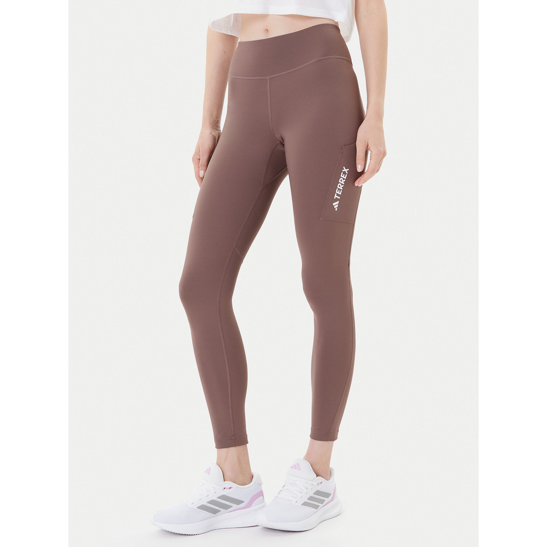 adidas Leggings Terrex Multi JM0422 Braun Slim Fit