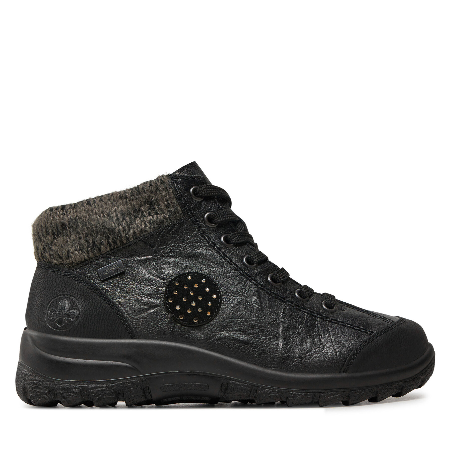 Donna Stivaletti Rieker, Taglia 37, Nero, L7110-01, taglia : 37