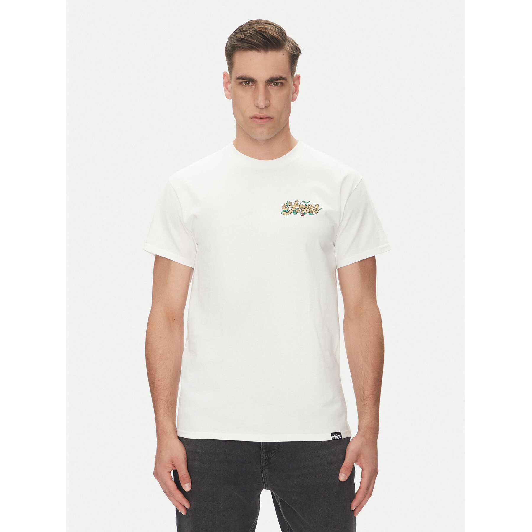 Etnies Etnies T-Shirt Rose Arrow 4130004131 Λευκό Regular Fit