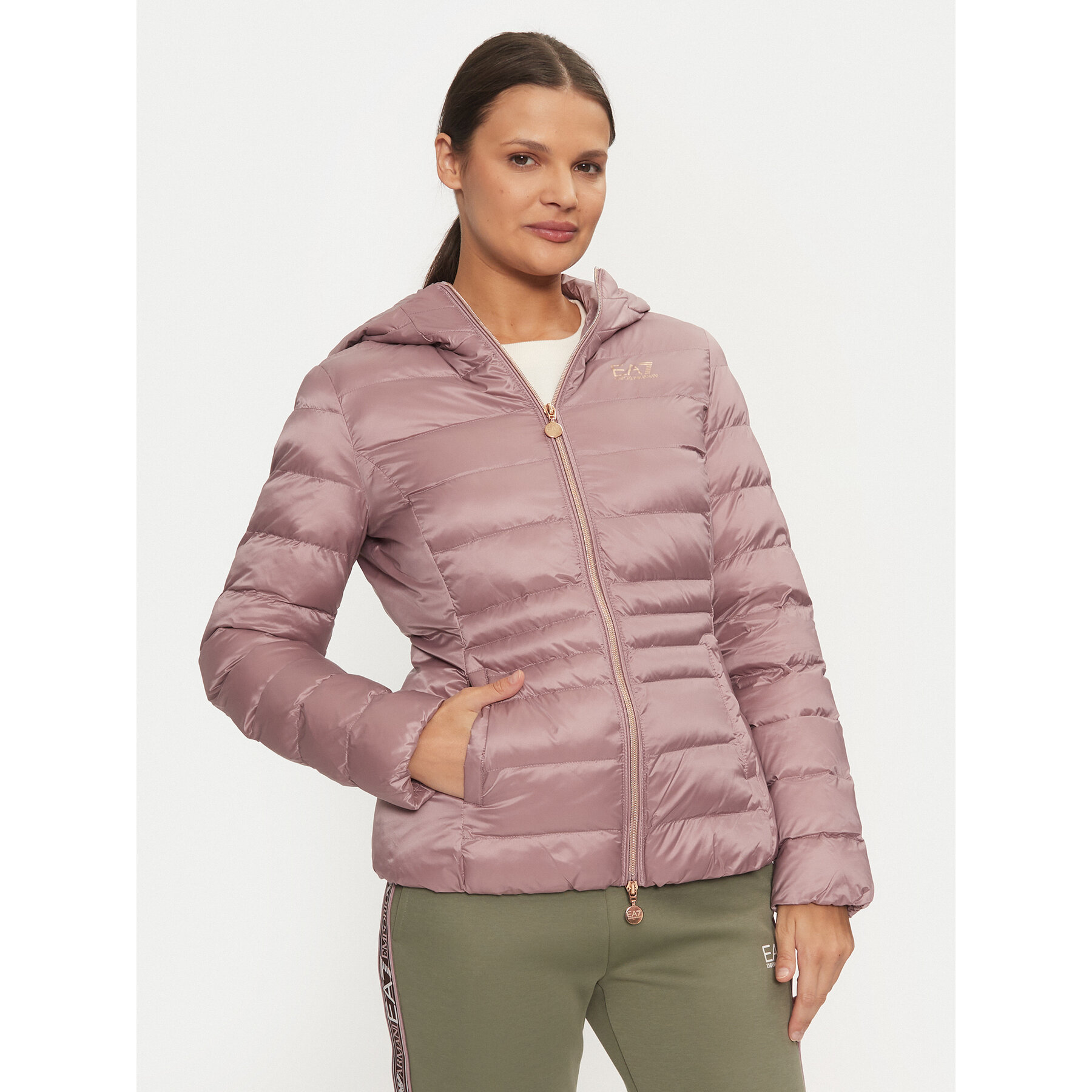 EA7 Emporio Armani Winterjacke 6DTB04 TN88Z 1341 Violett Regular Fit