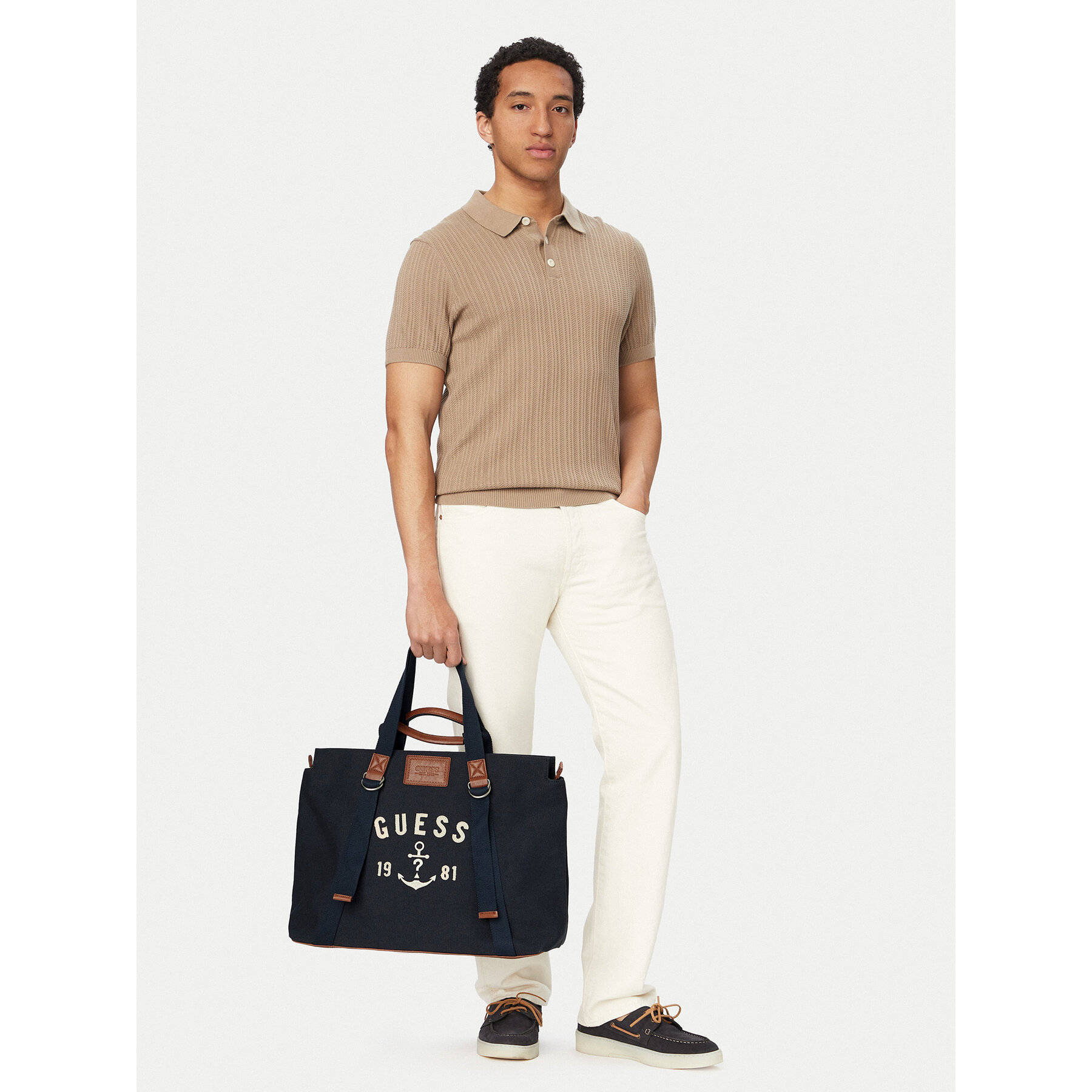 Torba weekendowa Guess, Granatowy HMOSCM P6246