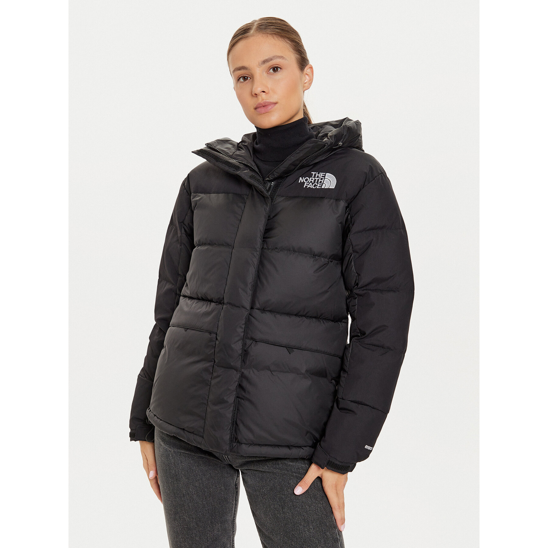 The North Face Daunenjacke Himalayan NF0A4R2W Schwarz Regular Fit
