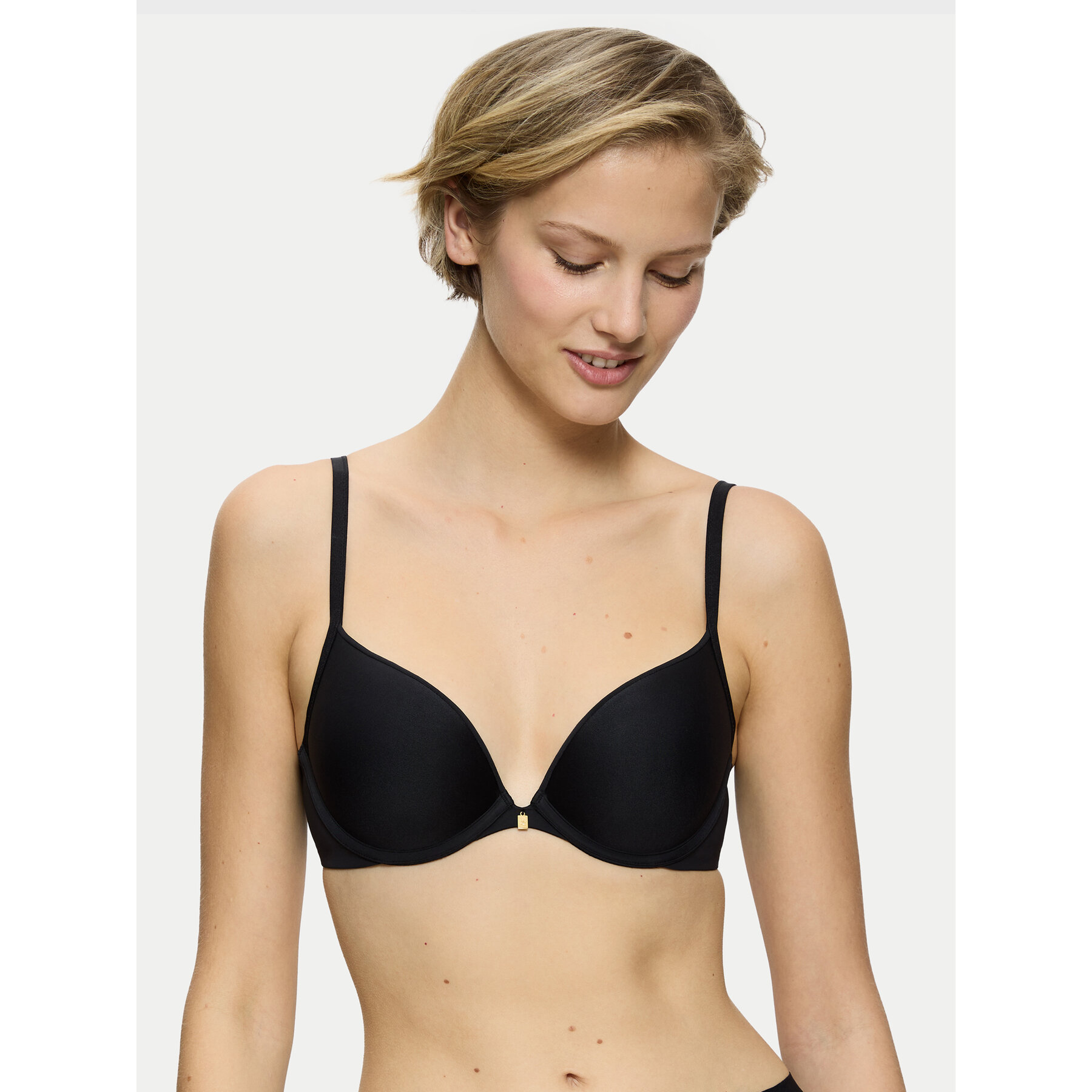 Triumph Triumph Σουτιέν Push-up Body Make-Up Essential 10161797 Μαύρο