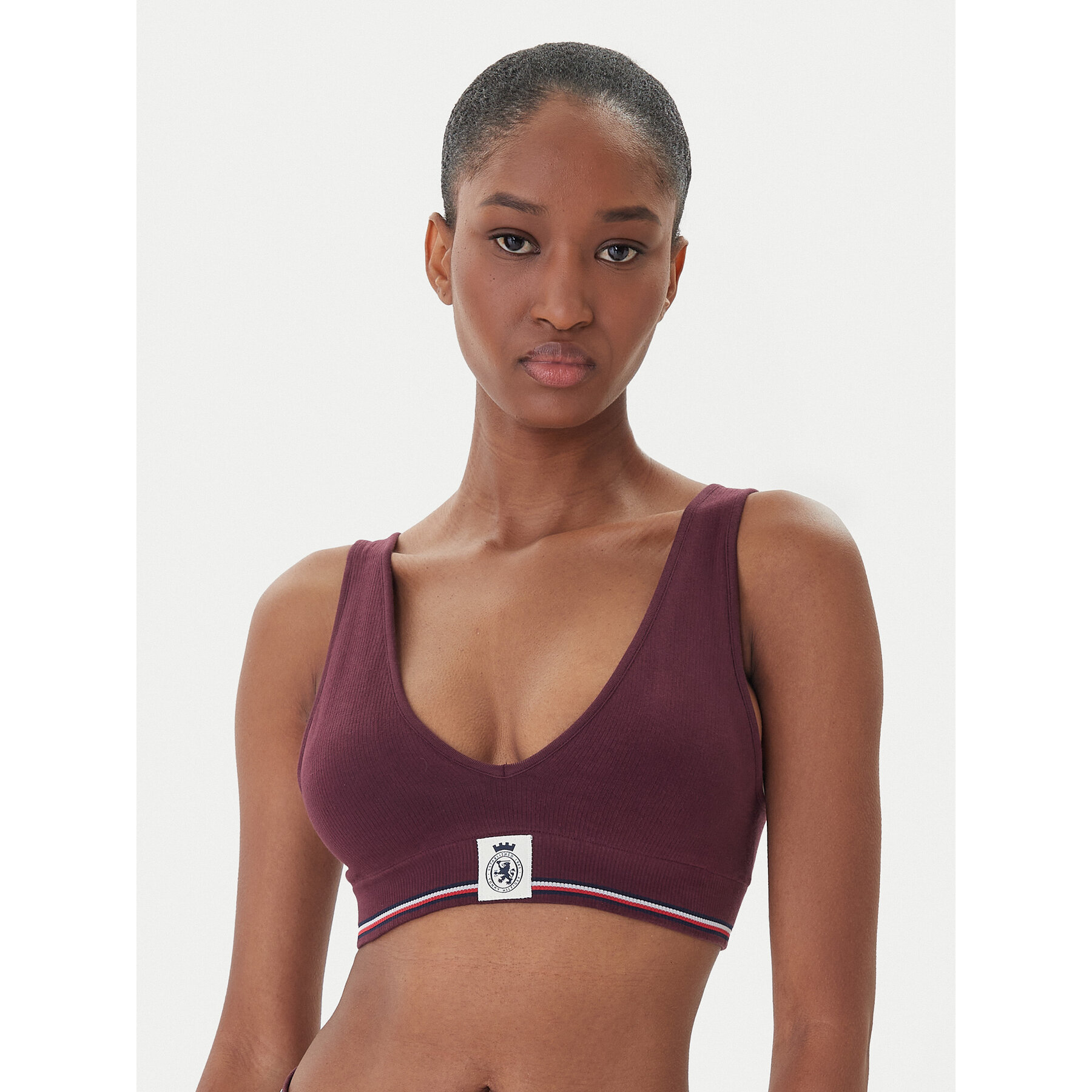 Tommy Hilfiger Top-BH UW0UW06062 Dunkelrot
