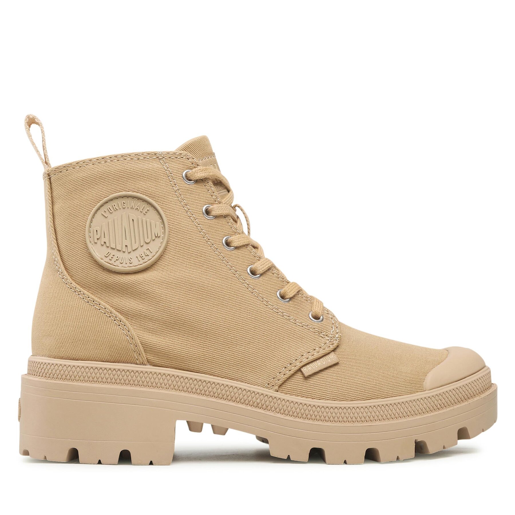 Bakancs Palladium Pallabase Twill 96907-227-M Bézs