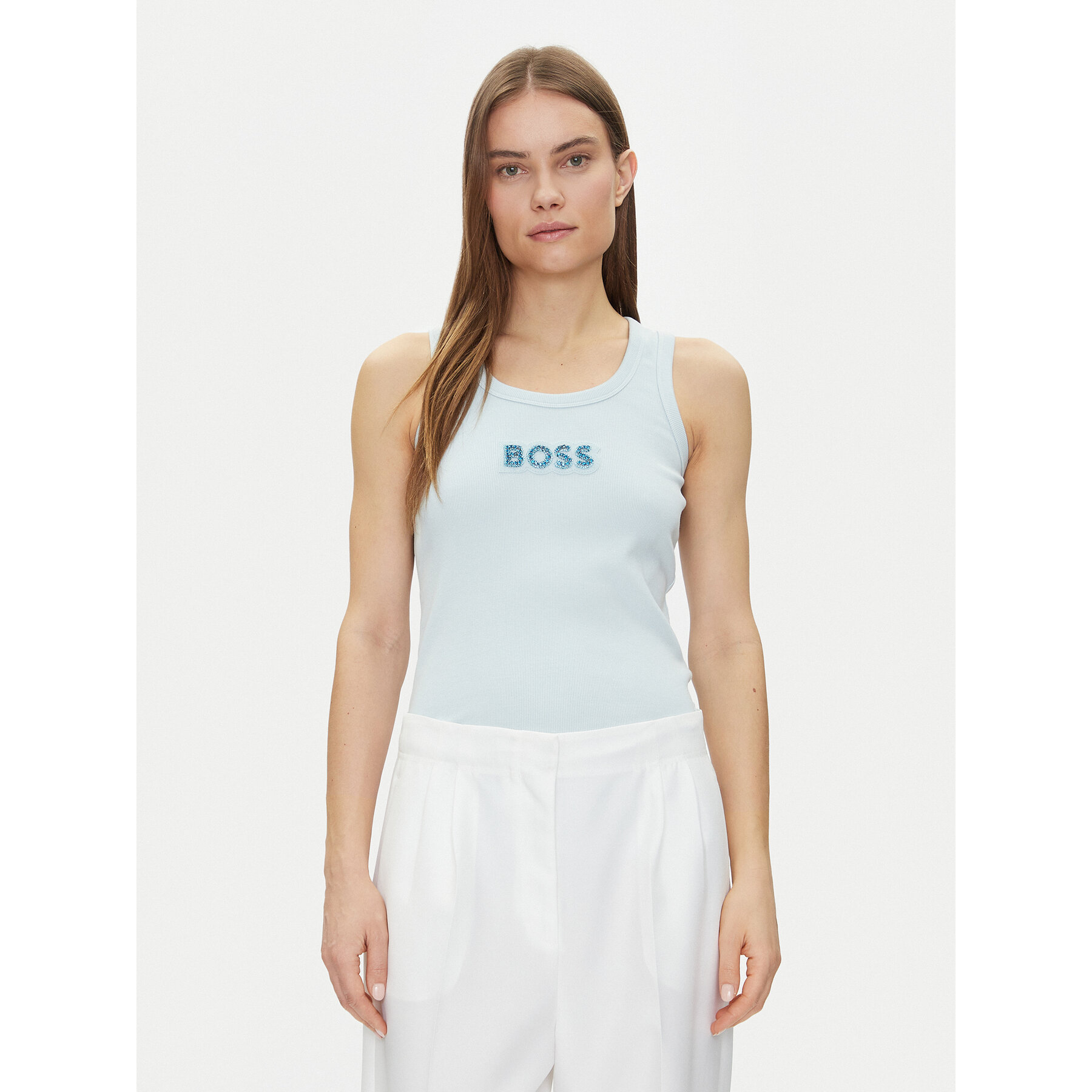 Boss Top C-Ematite 50536985 Celeste Slim Fit