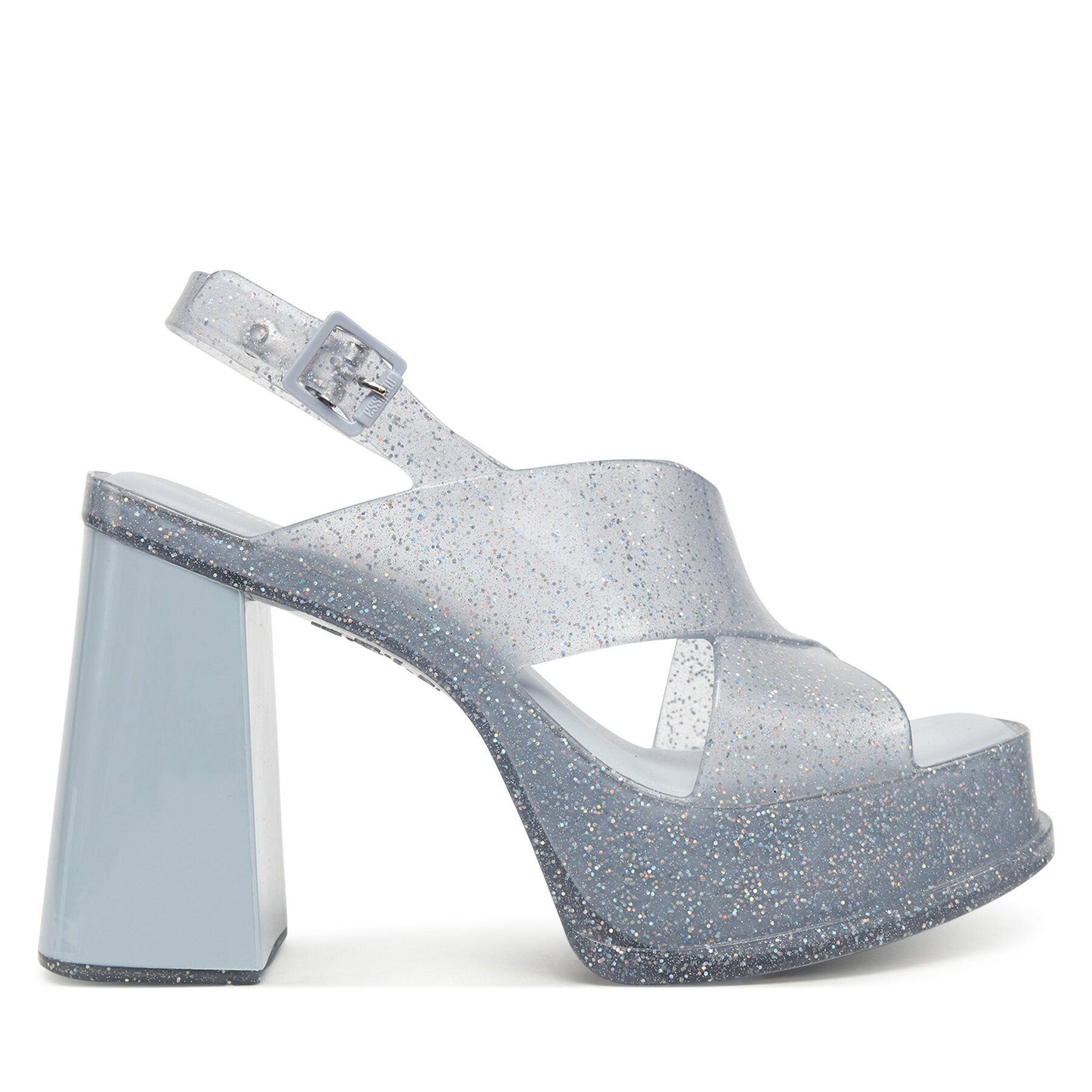 Damskie Sandały Melissa, Rozmiar 41-42 Błękitny Melissa Dance Heel Ad M 35908