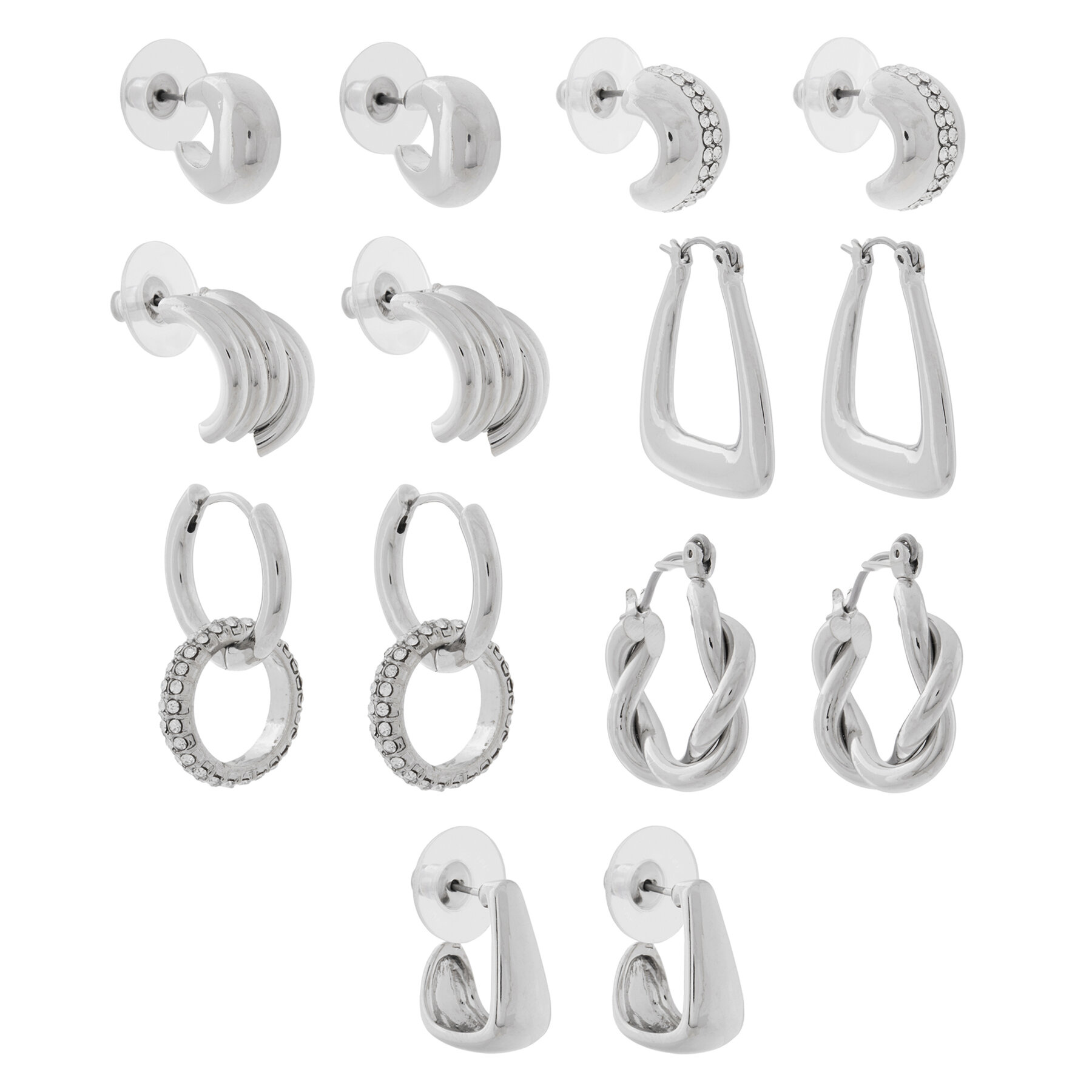 Set 7 perechi de cercei Aldo Chicdays 13990611 Auriu